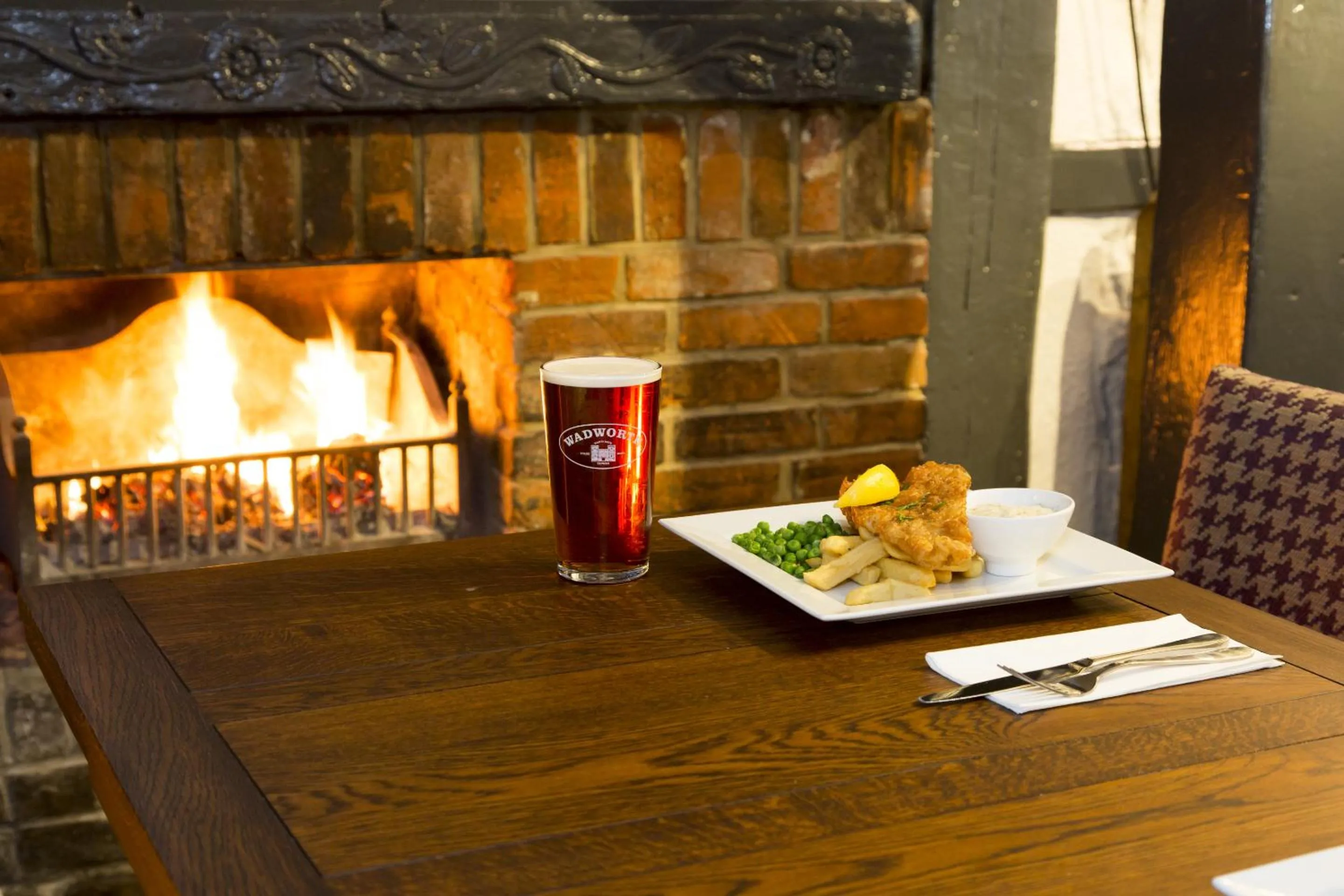 Food and drinks in The Old Bell - Warminster