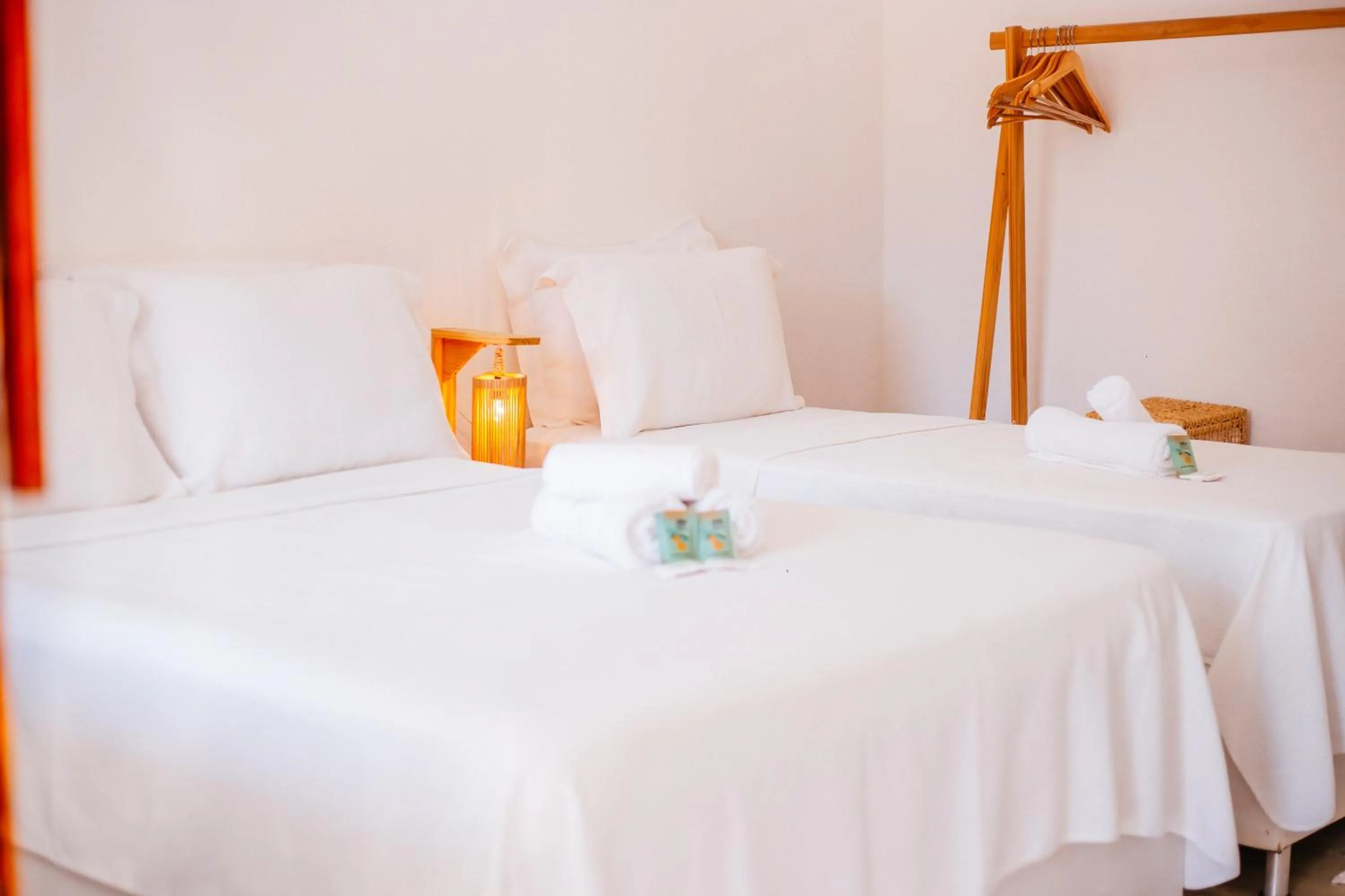 Bed in Pousada do Enildo