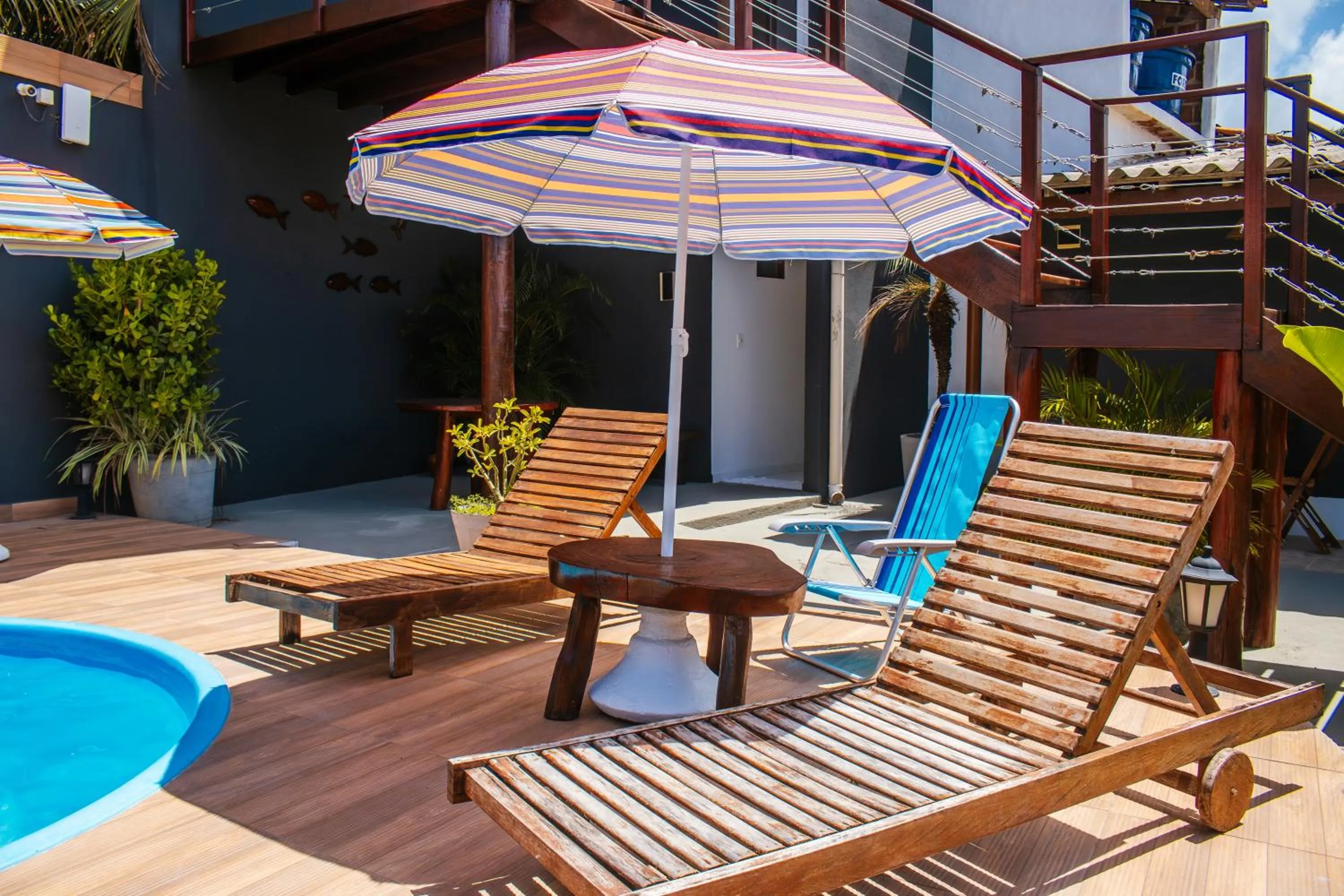 Swimming pool in Pousada do Enildo