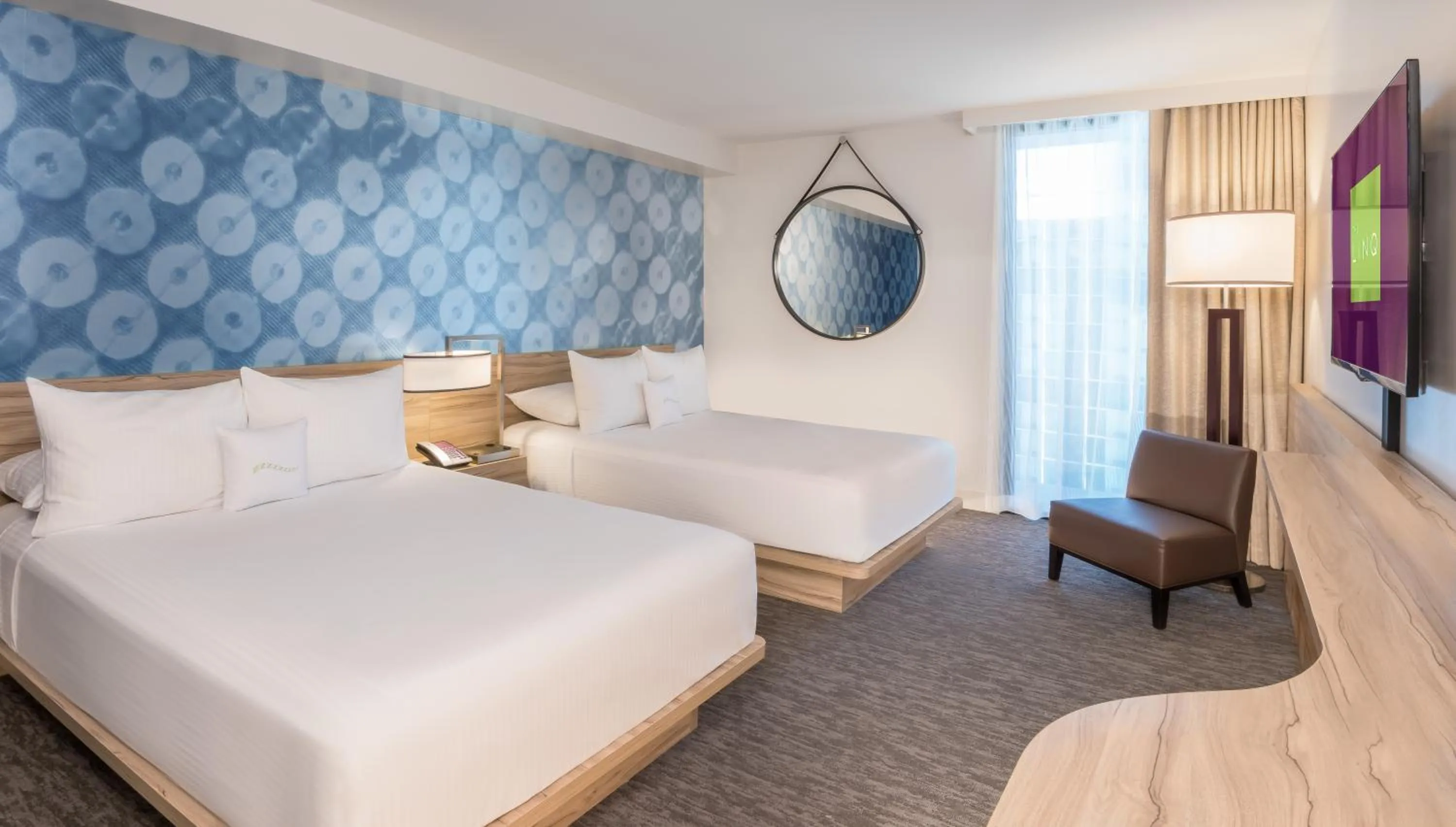 Bedroom, Bed in The LINQ Hotel & Casino, A Caesars Destination