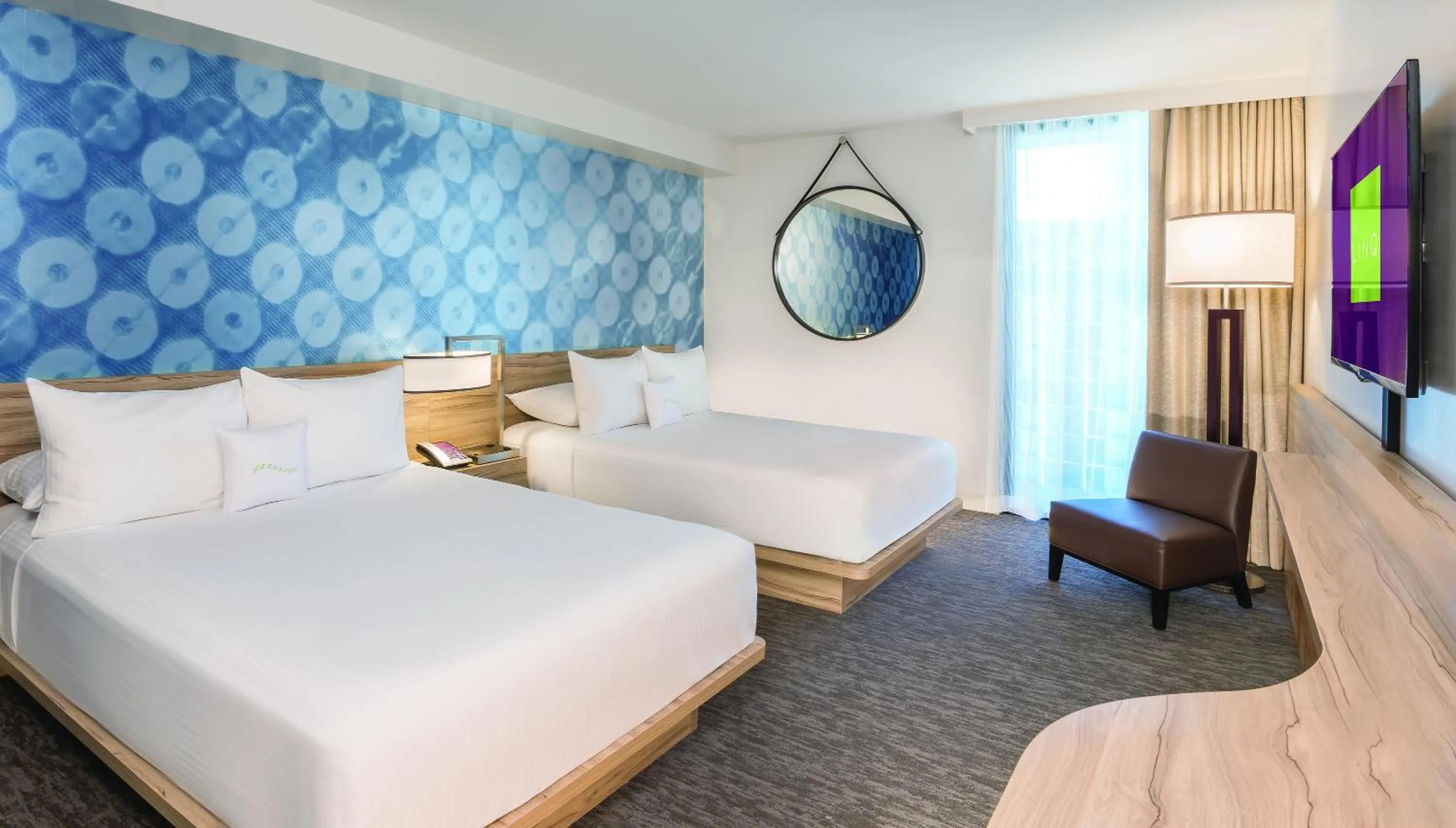 Bedroom, Bed in The LINQ Hotel & Casino, A Caesars Destination