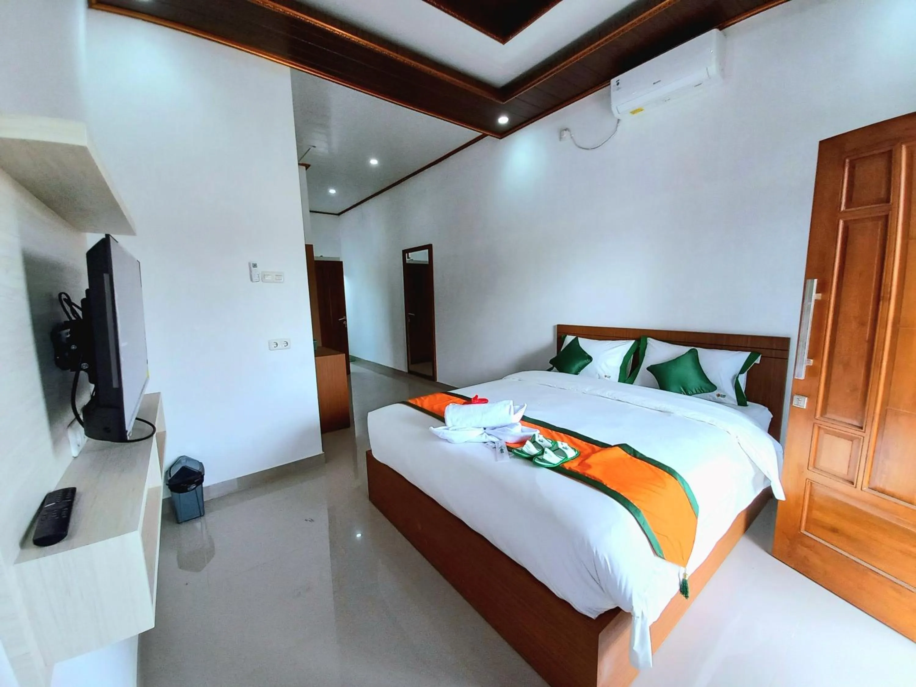 Bed in Homestay Jogja Prambanan By Simply Homy