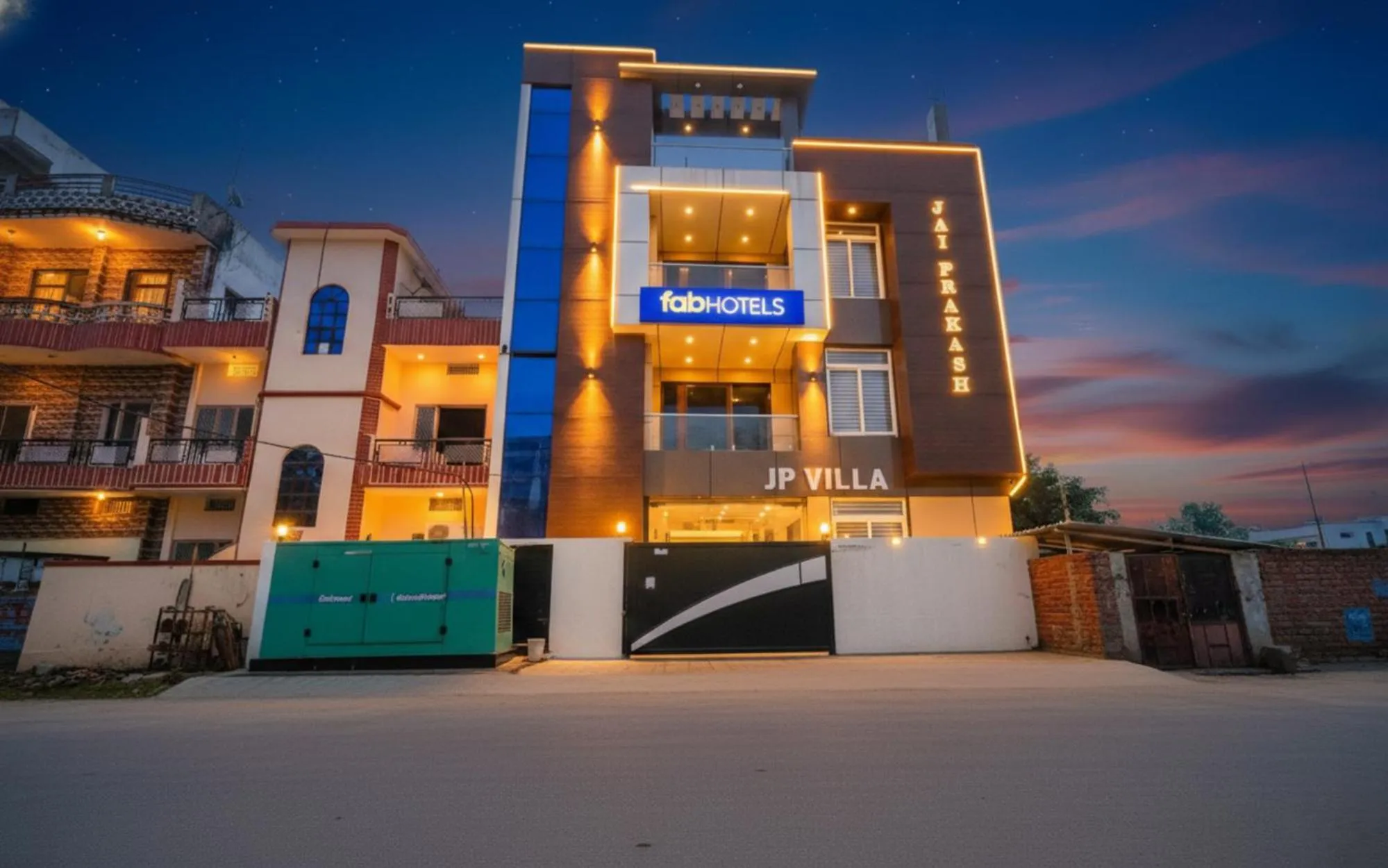 Property building in Fabhotel JP Villa - Nr Stadium