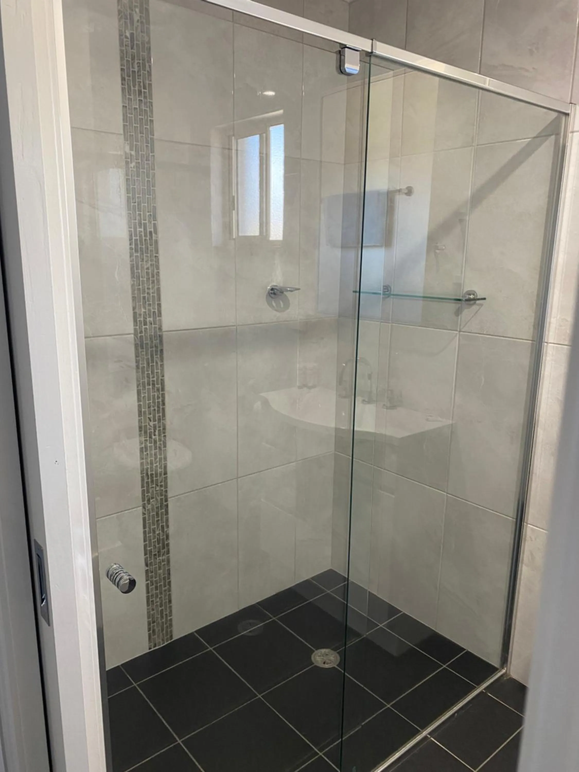 Shower in Merimbula Lake Apartments
