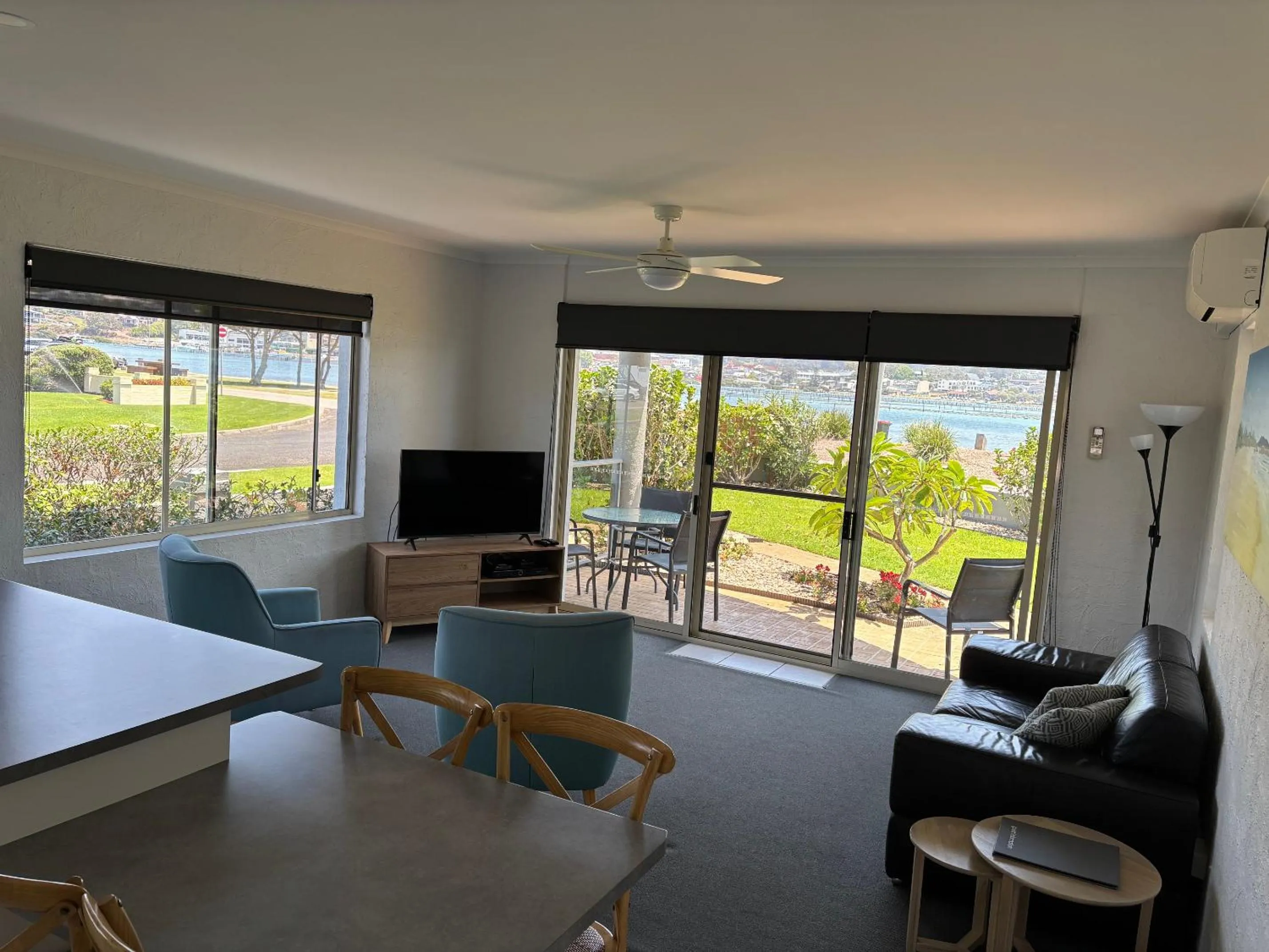 Living room in Merimbula Lake Apartments
