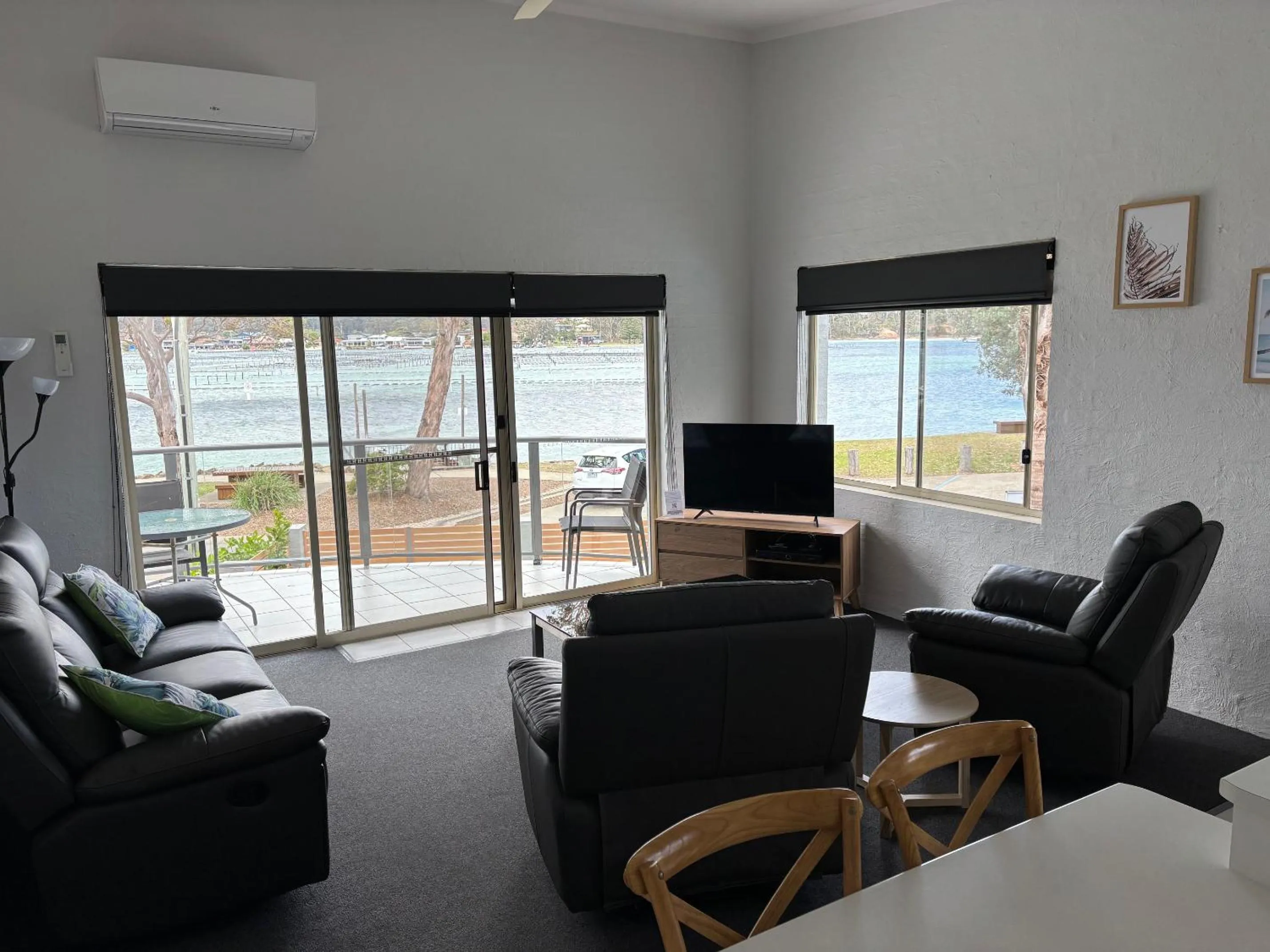Living room in Merimbula Lake Apartments
