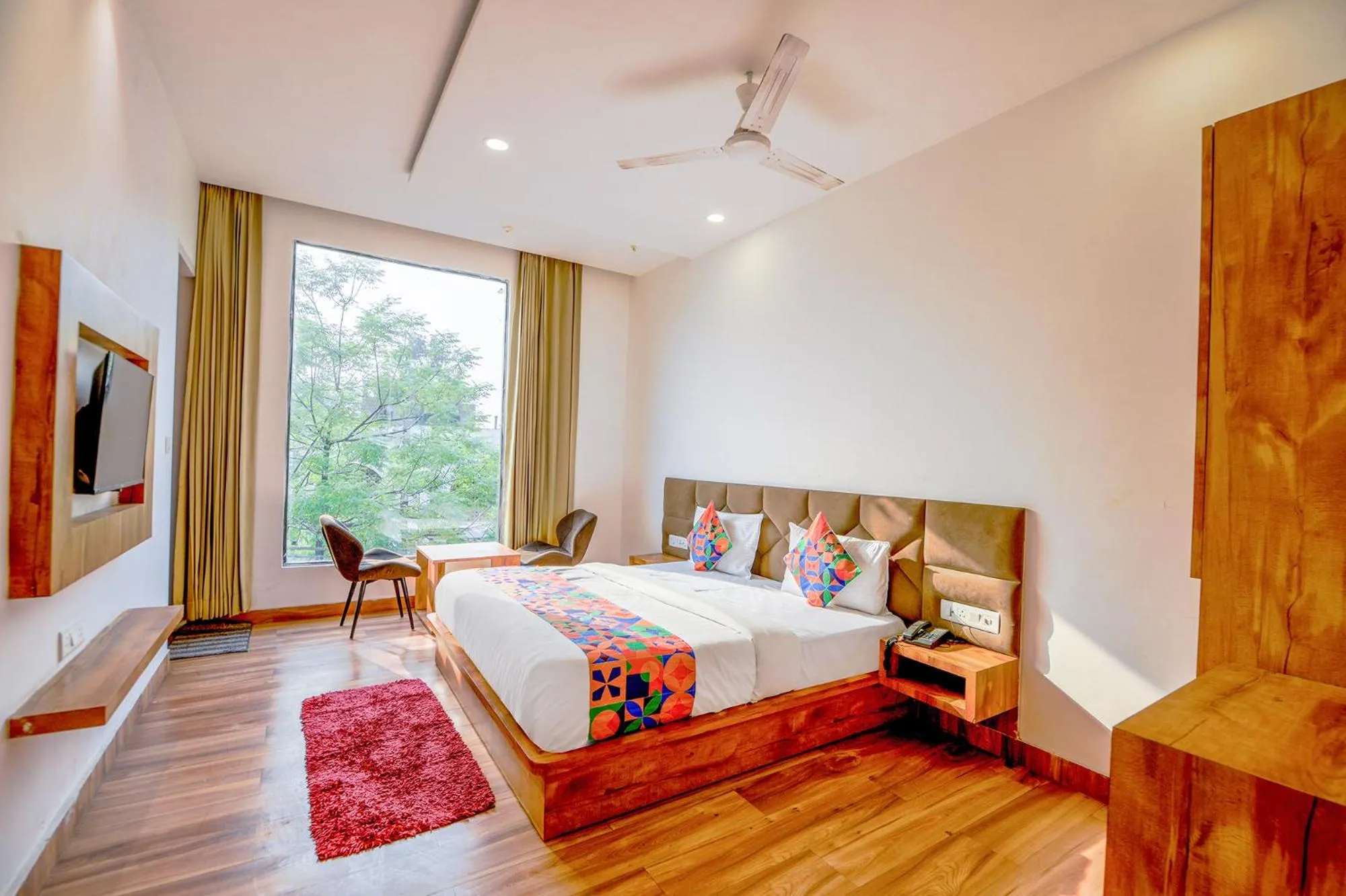 Bed in FabHotel Amar Villa