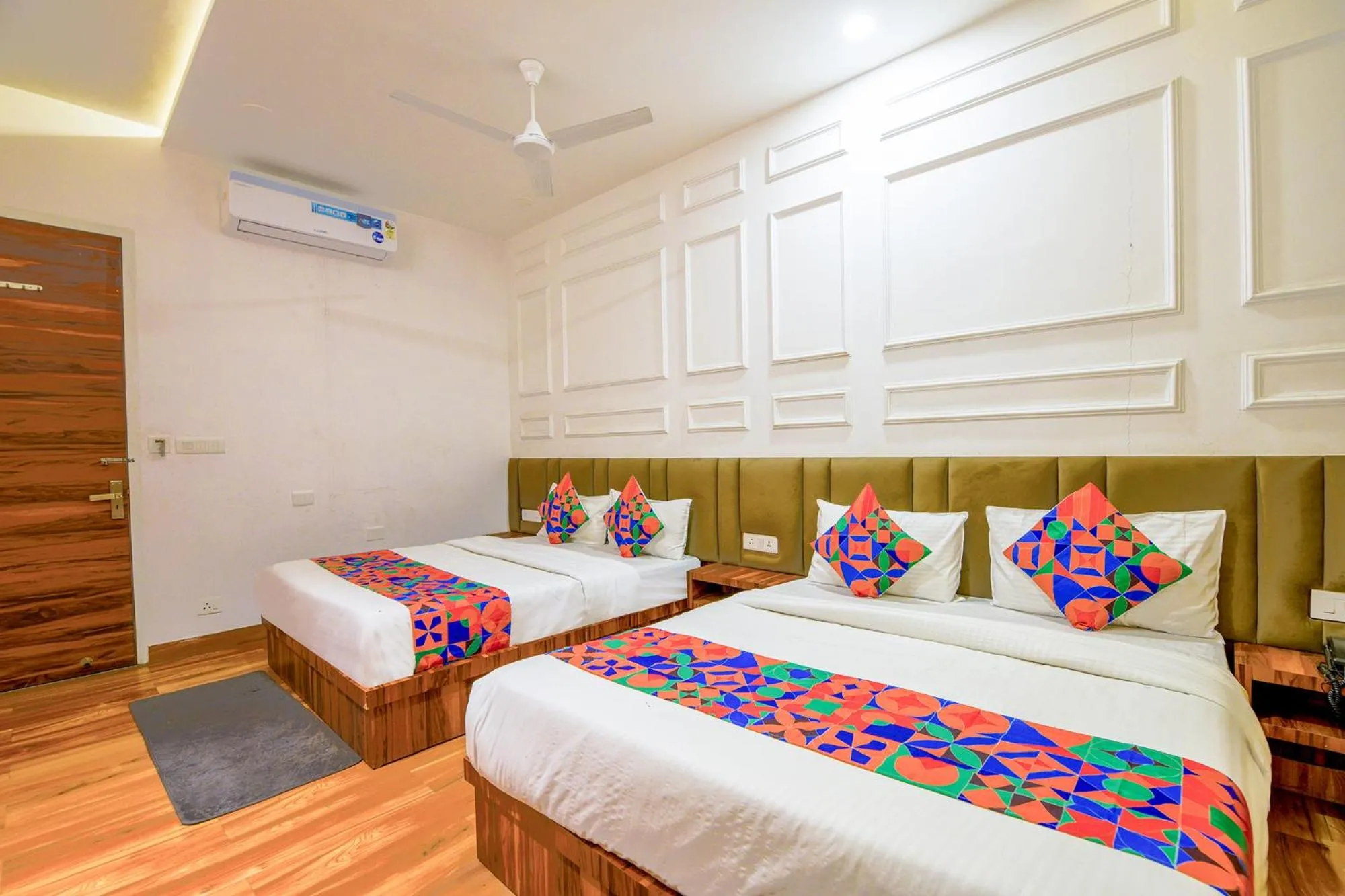 Bed in FabHotel Amar Villa