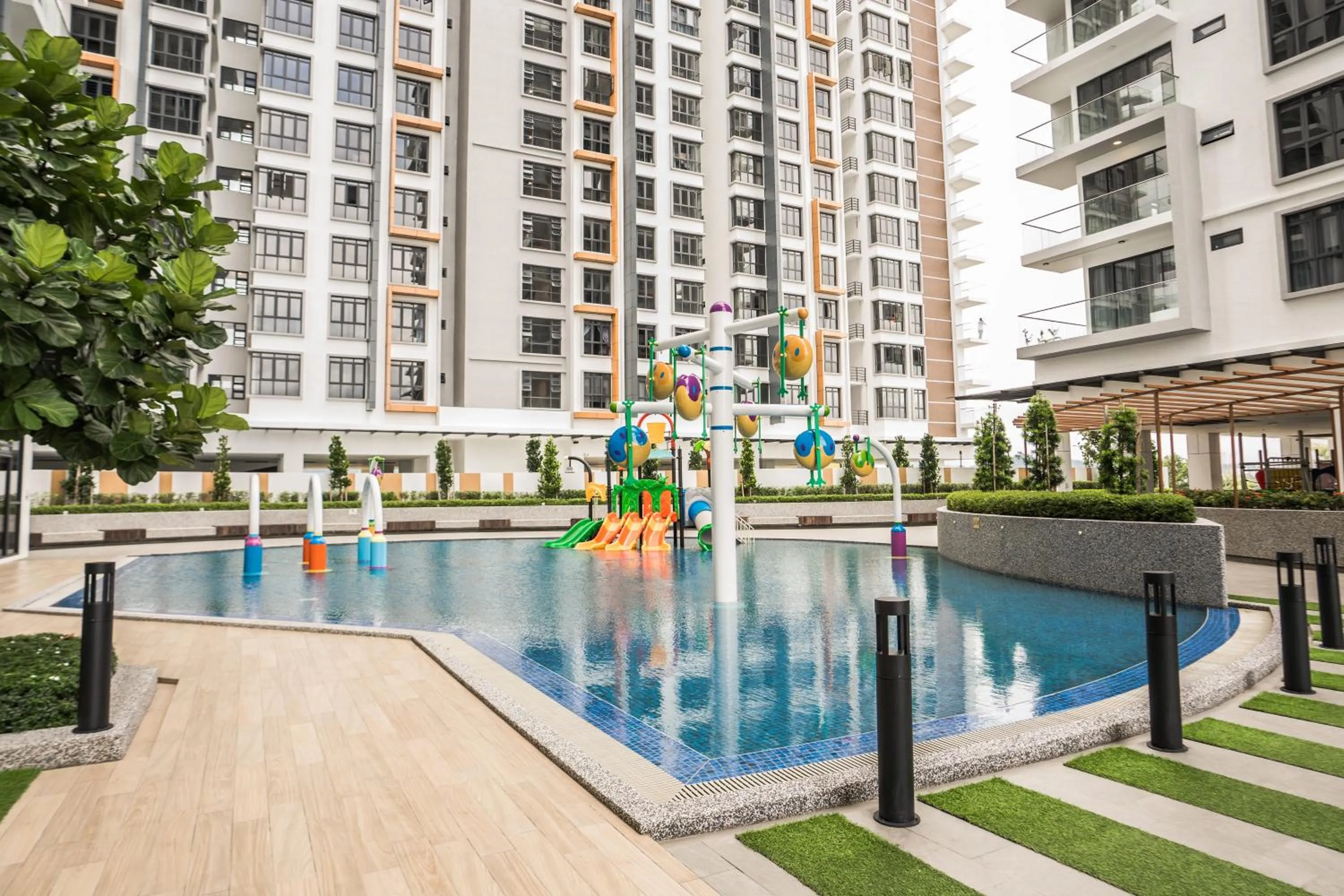 Aqua park in K Avenue by Pinstay