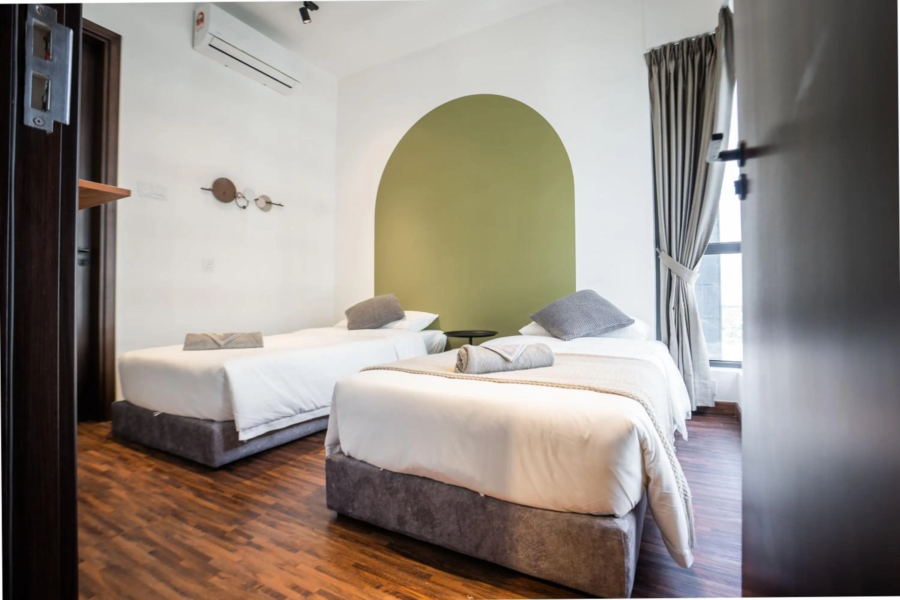 Bedroom, Bed in K Avenue by Pinstay