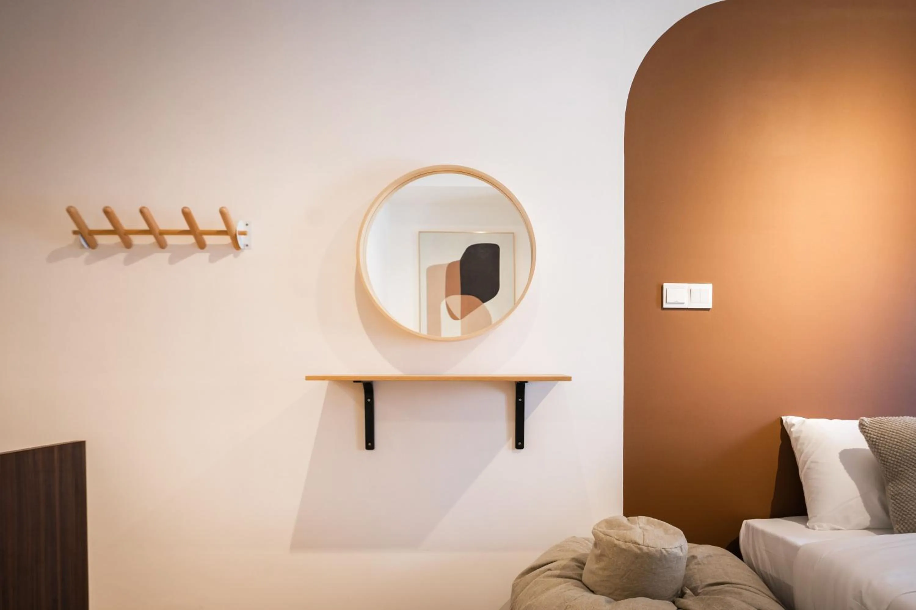 Living room, Bed in K Avenue by Pinstay