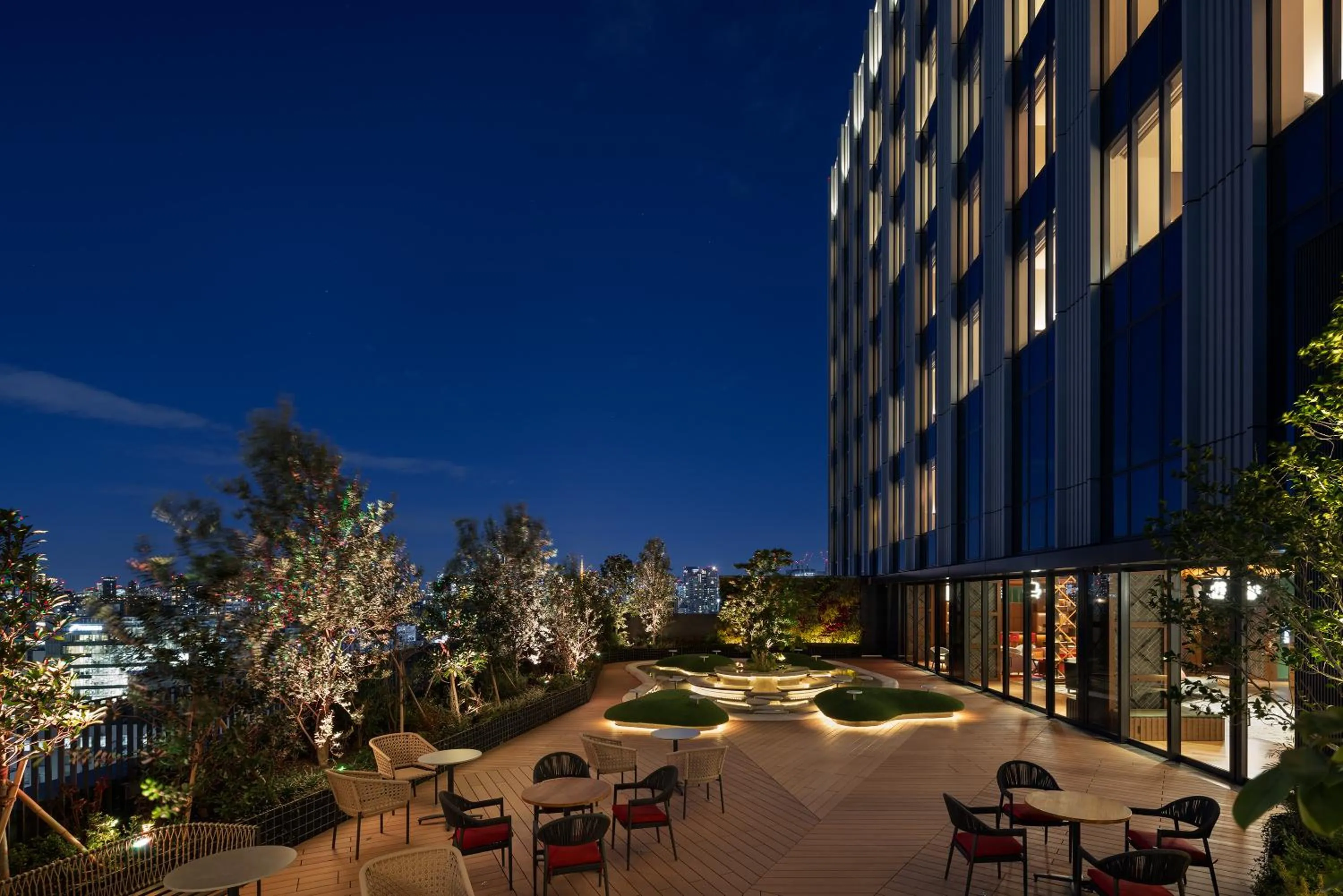 Balcony/Terrace in OMO5 Tokyo Gotanda by Hoshino Resorts