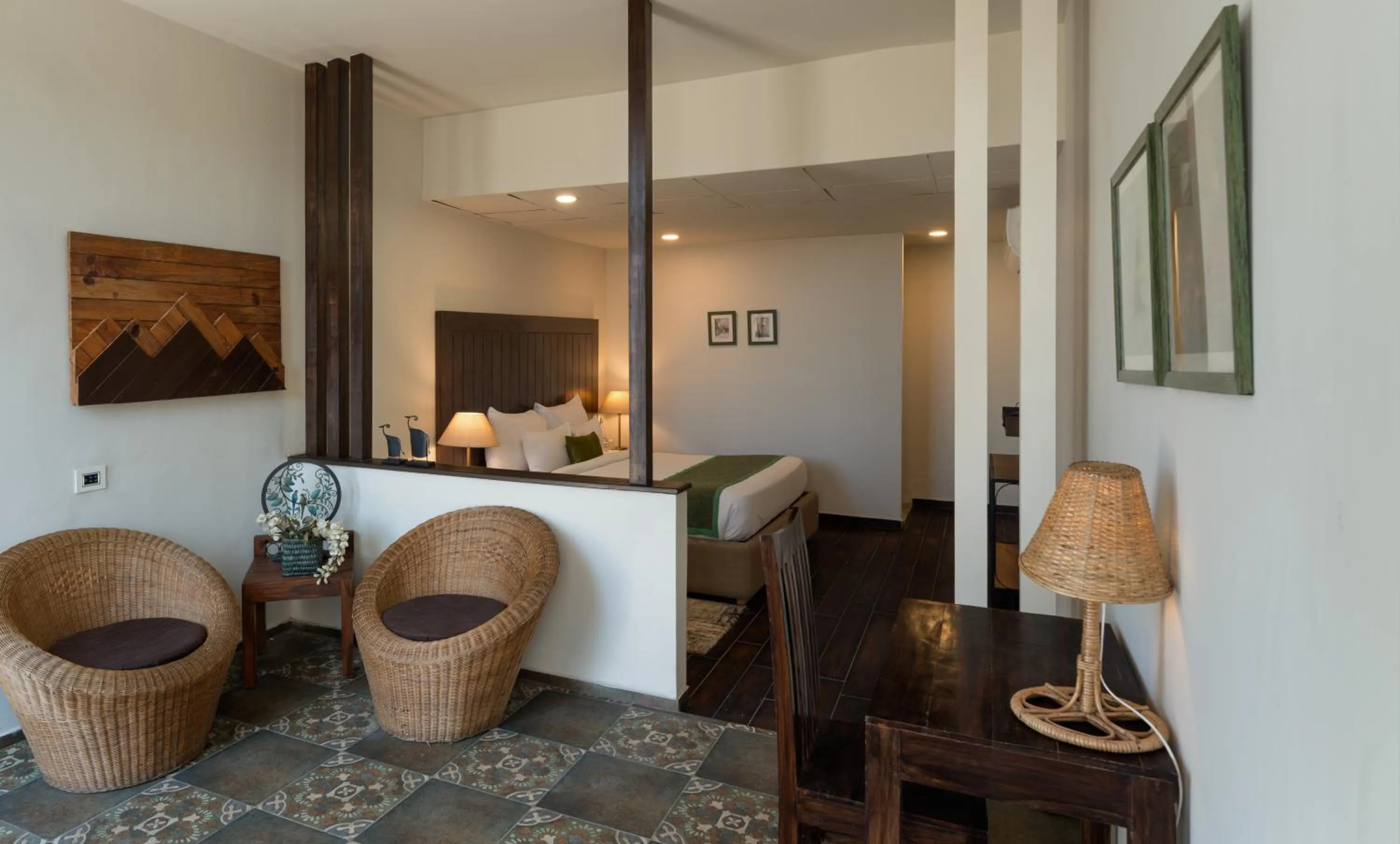 Family in Woodsmoke Retreat