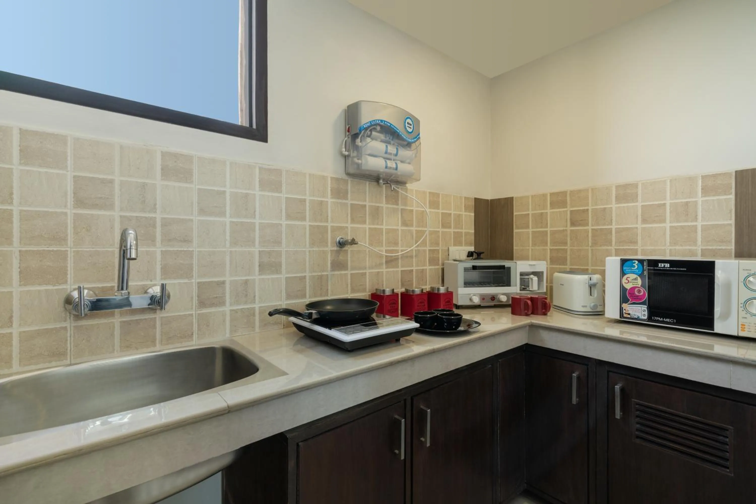 kitchen in Woodsmoke Retreat