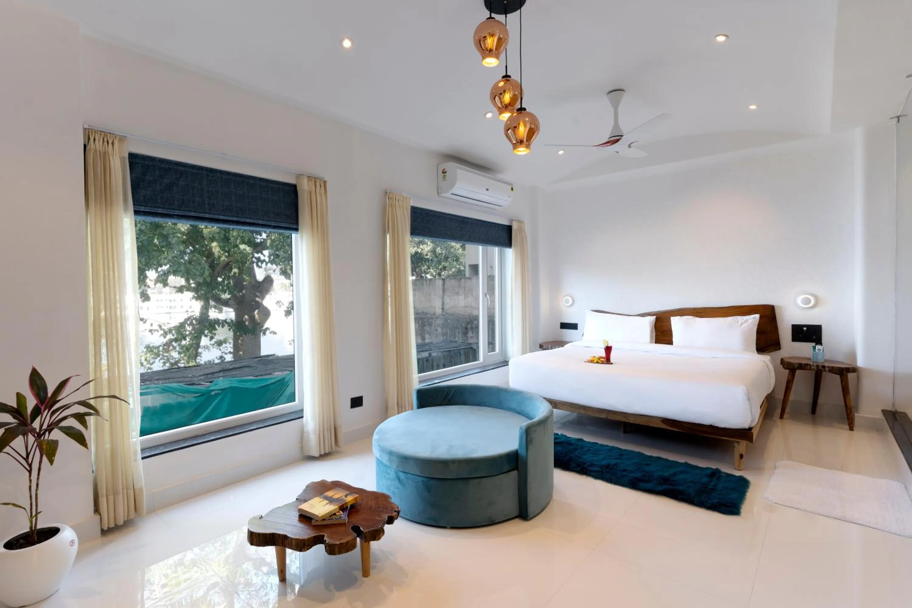 View (from property/room), Bed in Moustache Udaipur Luxuria