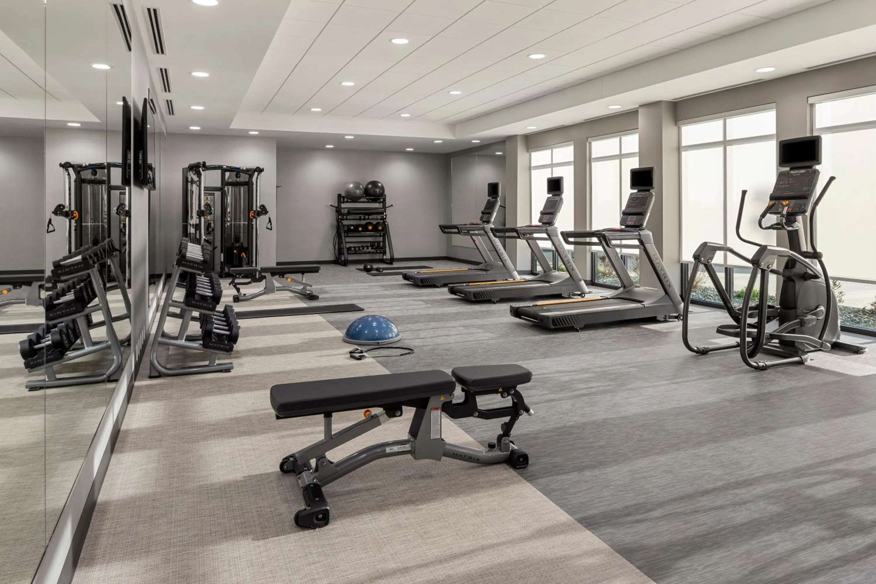 Fitness centre/facilities in Courtyard by Marriott Bettendorf