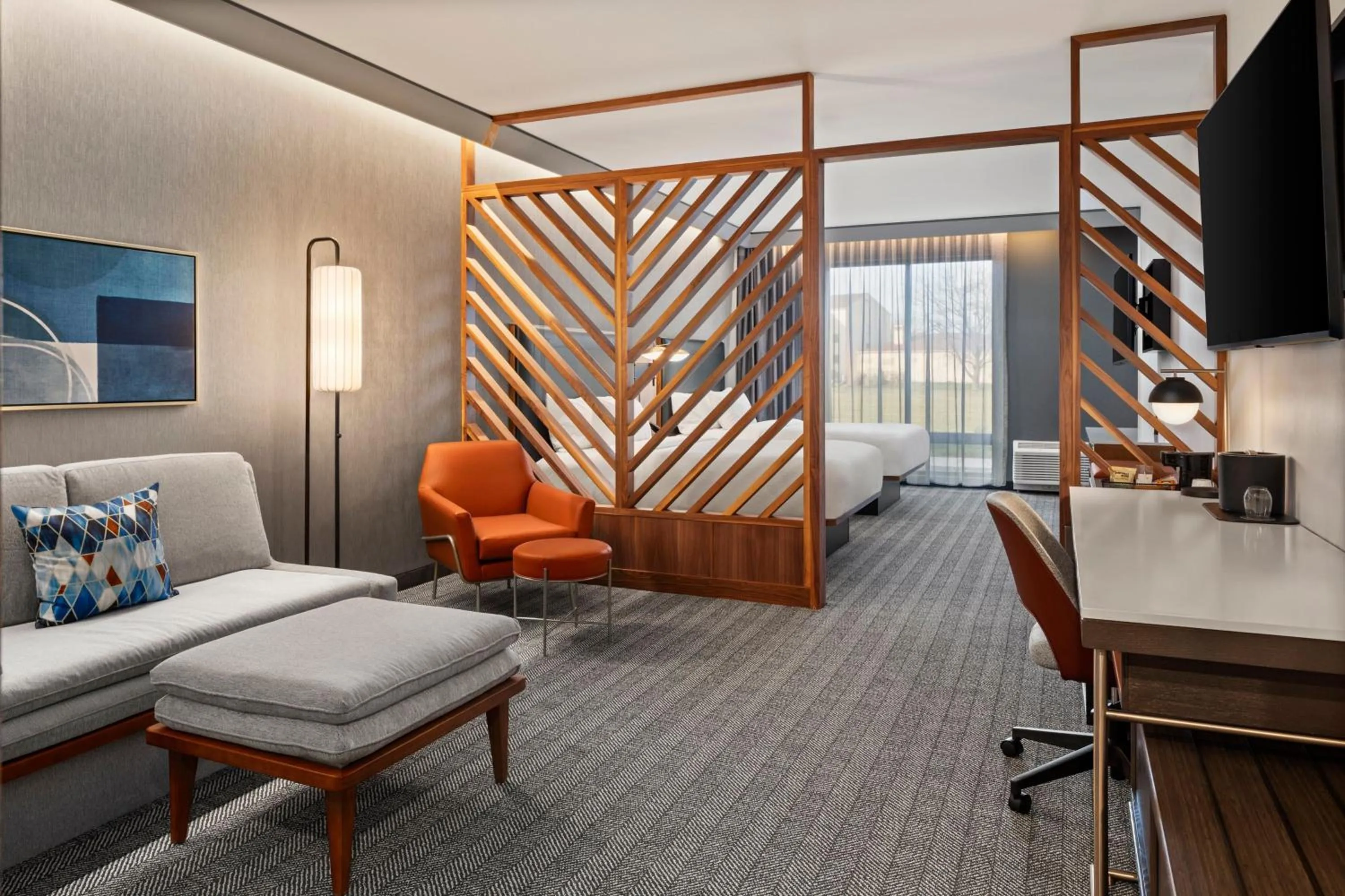 Photo of the whole room in Courtyard by Marriott Bettendorf