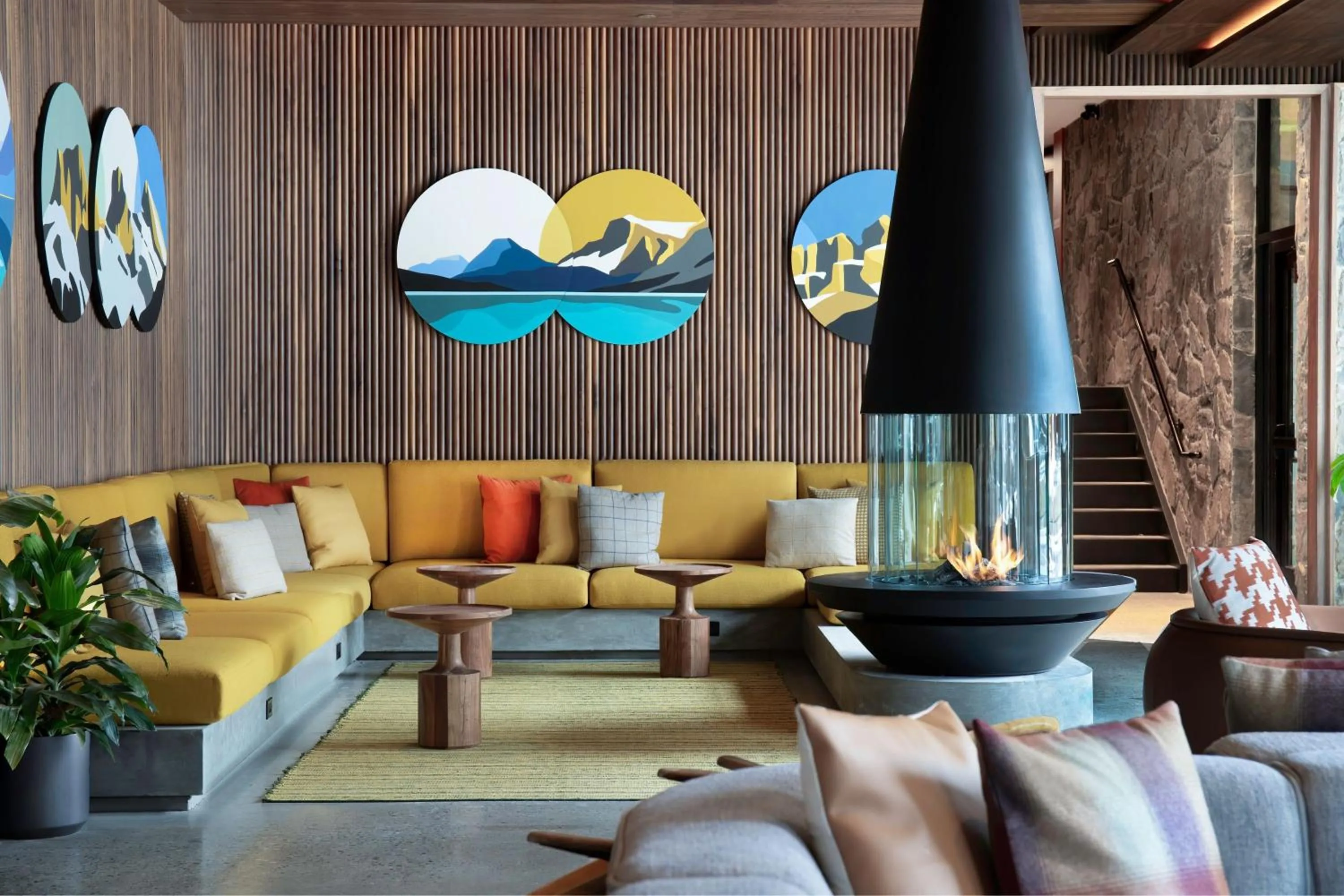 Lobby or reception in Moxy Banff