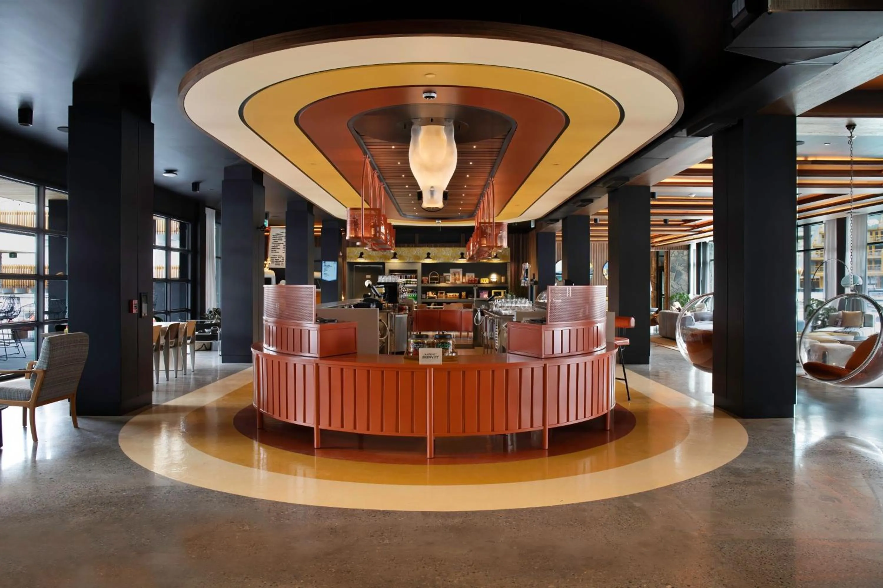 Lobby or reception in Moxy Banff