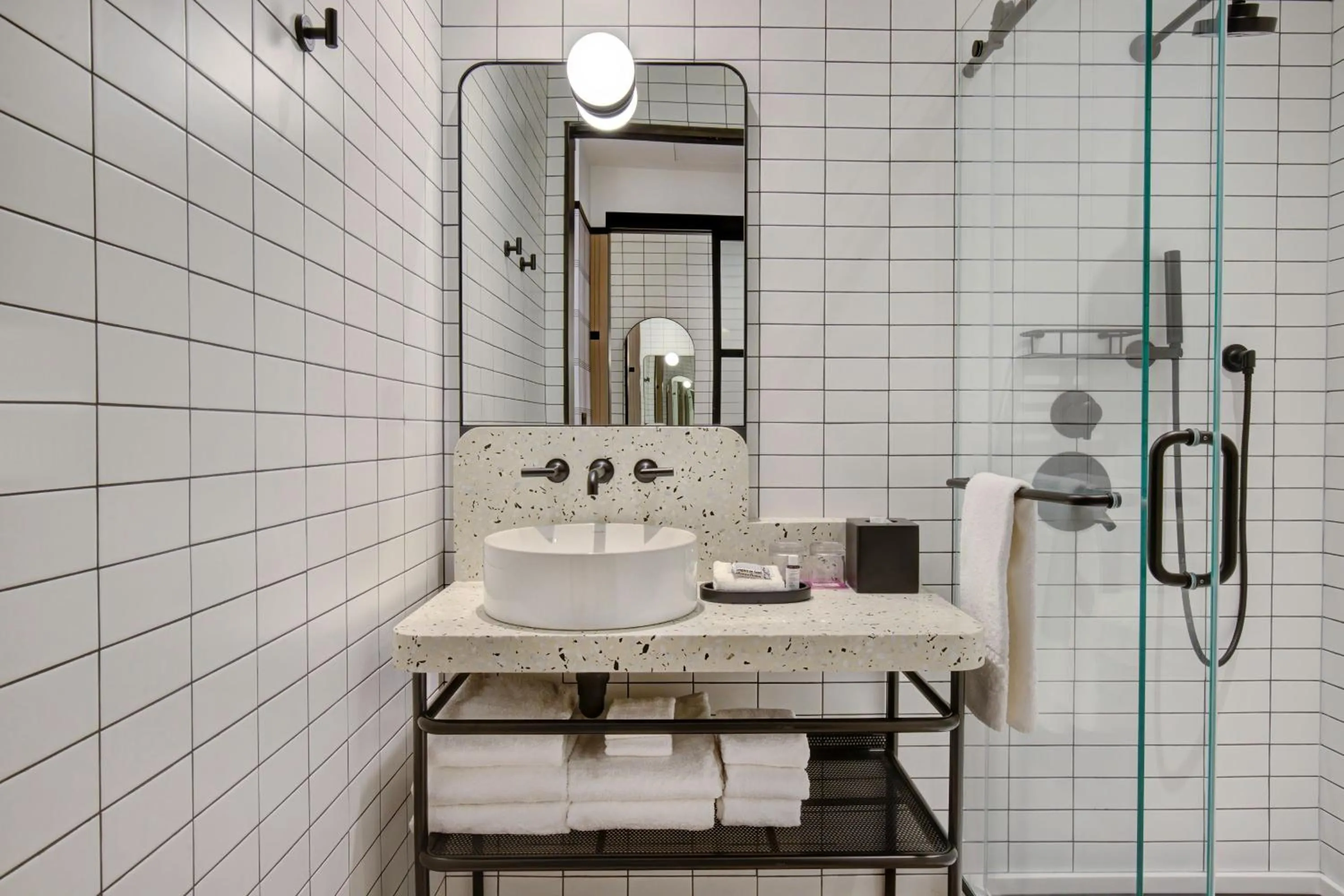 Bathroom in Moxy Banff