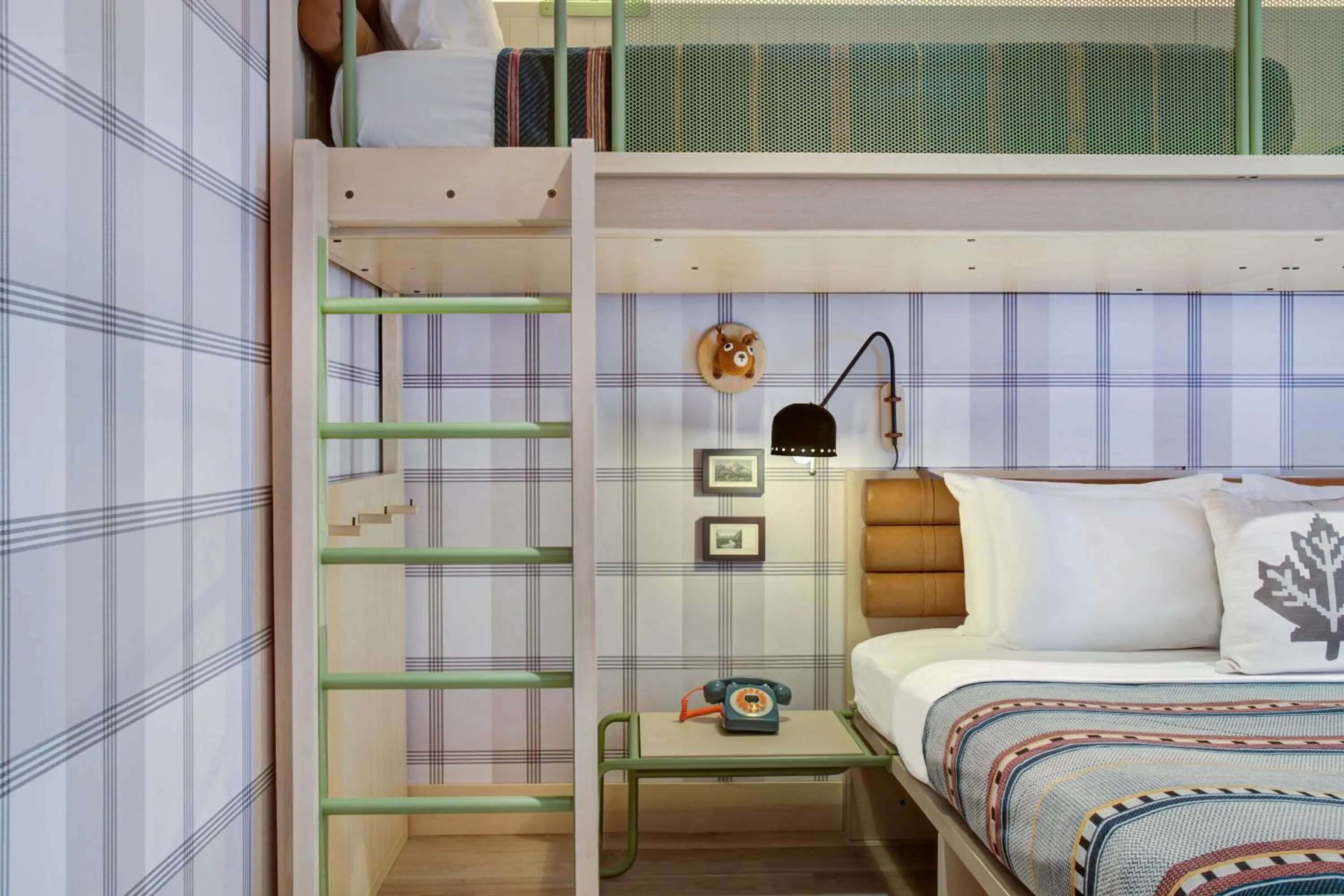 Photo of the whole room, Bed in Moxy Banff