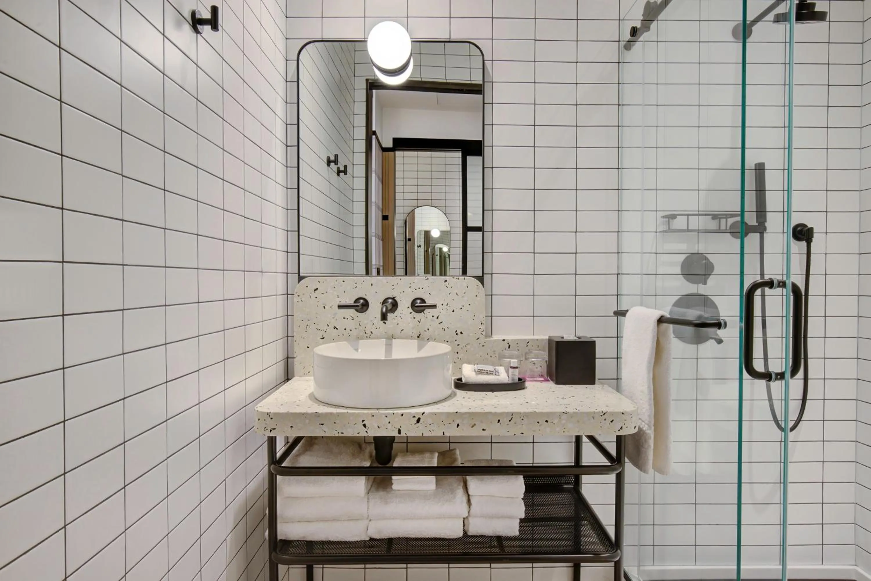 Bathroom in Moxy Banff