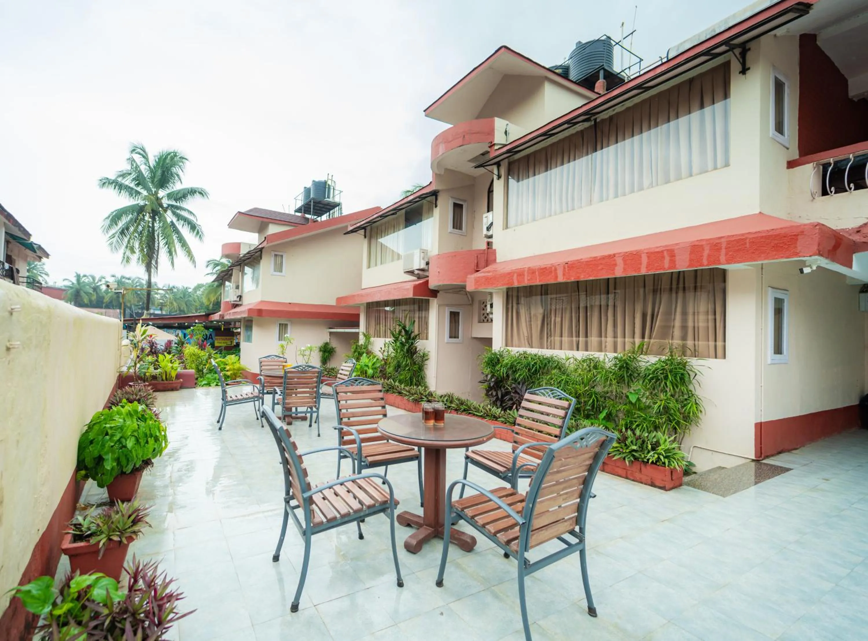 Patio in Treebo Sunshine Beach Resort