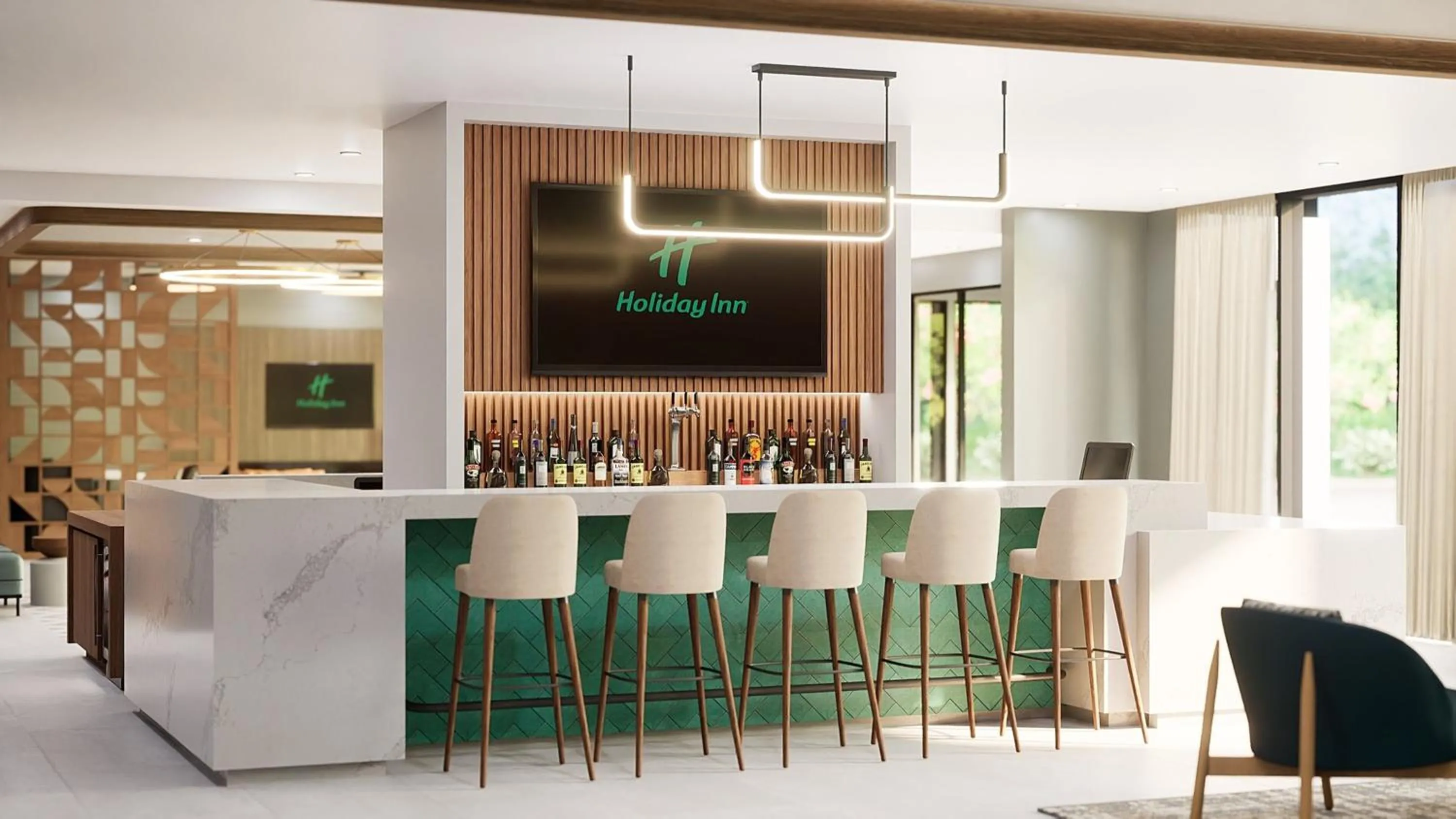 Lounge or bar in Holiday Inn Nashville Airport by IHG