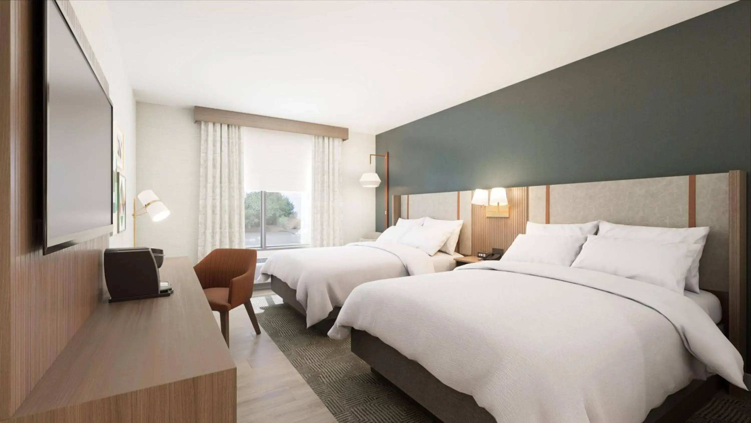 Standard Room with Two Queen Beds in Holiday Inn Nashville Airport, an IHG Hotel Standard Room with Two Queen Beds in Holiday Inn Nashville Airport, an IHG Hotel