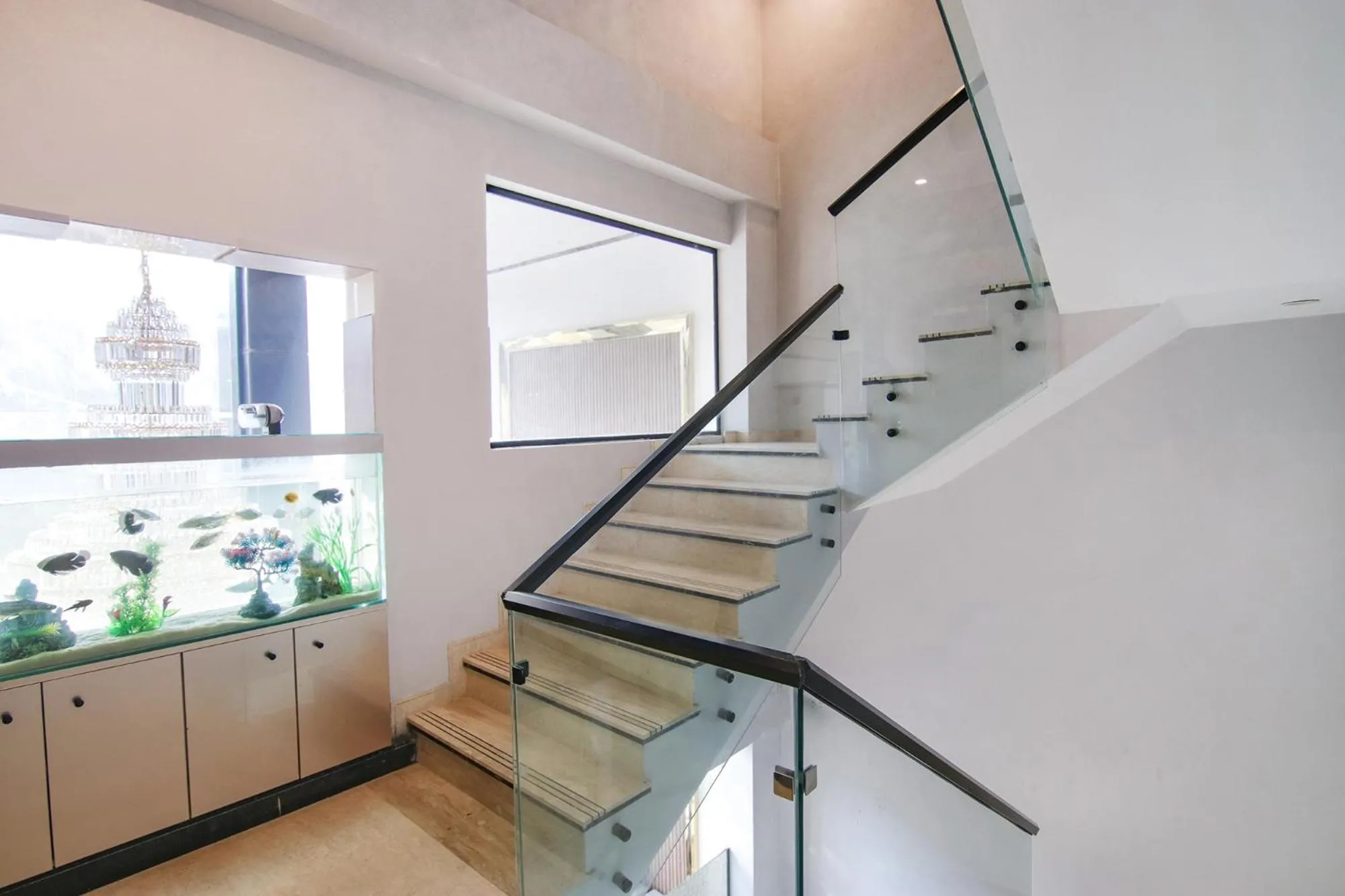 Lobby or reception in FabHotel Prime K9 Crown