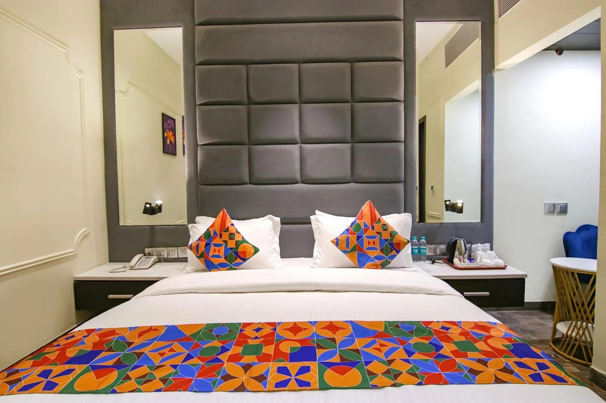 Bed in FabHotel Prime K9 Crown