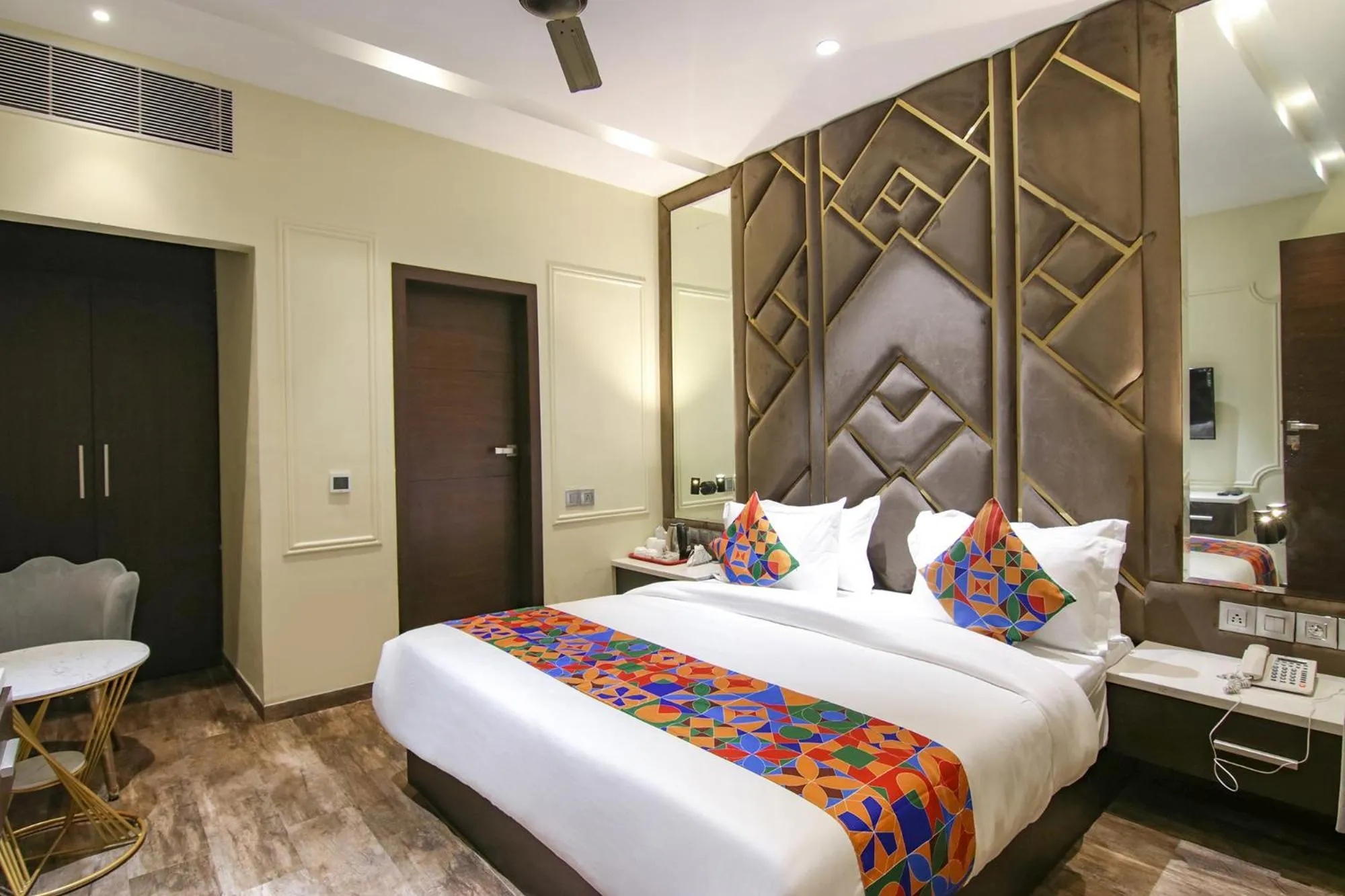 Bed in FabHotel Prime K9 Crown