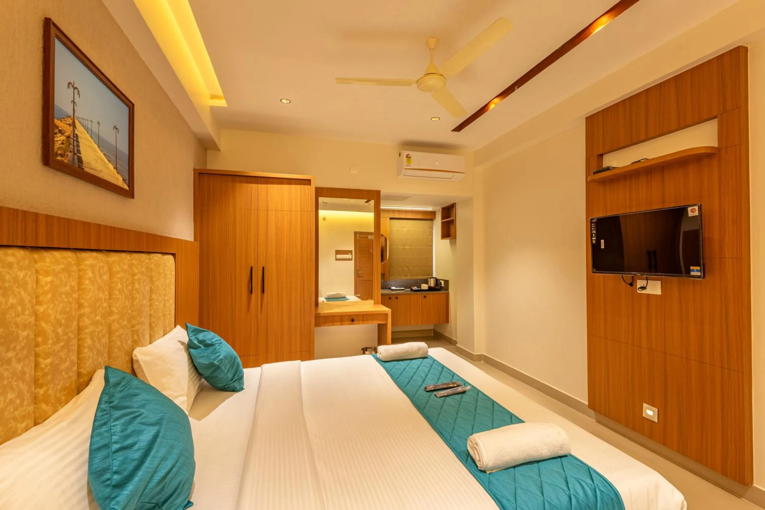 Bed in Hotel Stay Bella Kozhikode