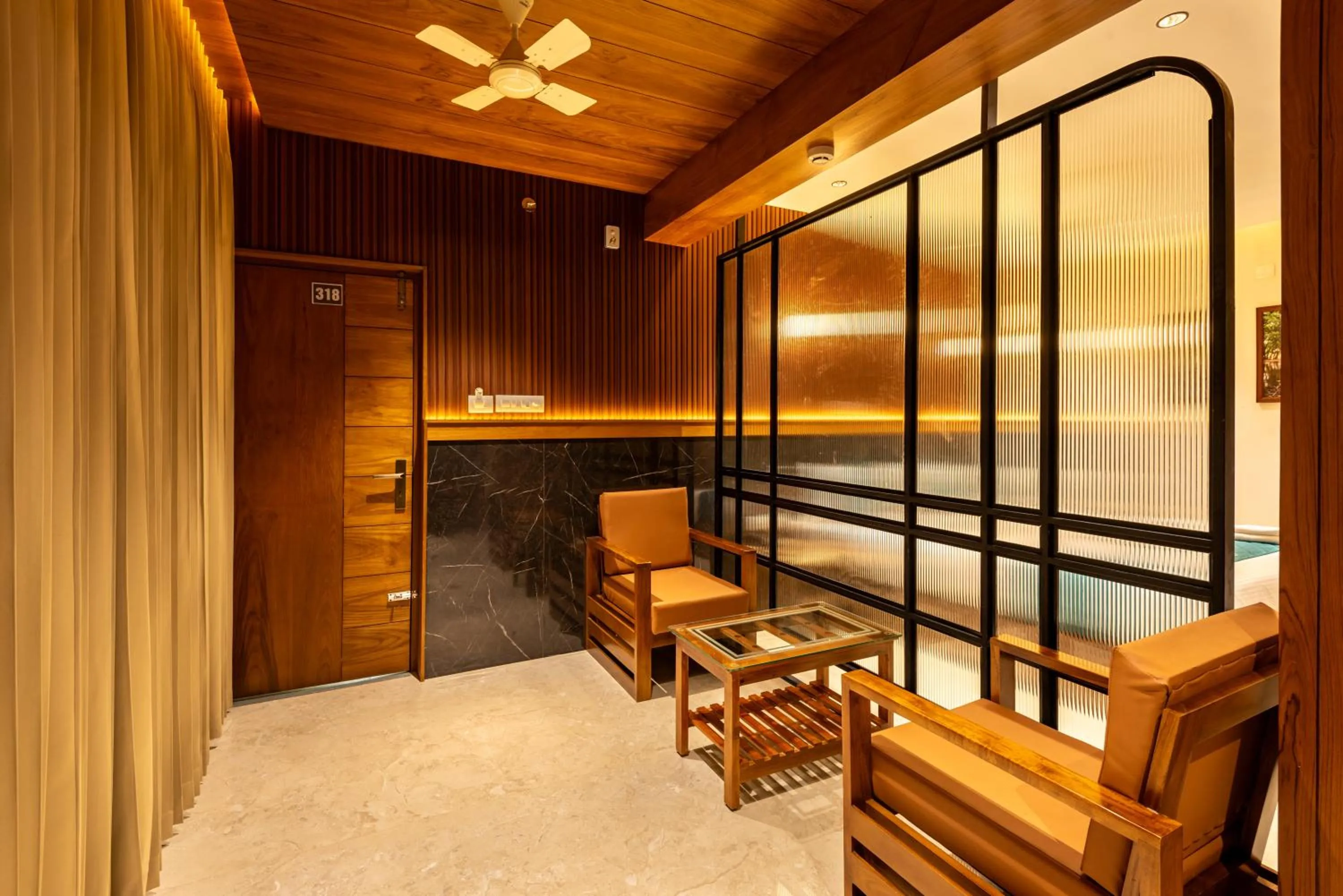 Seating area in Hotel Stay Bella Kozhikode