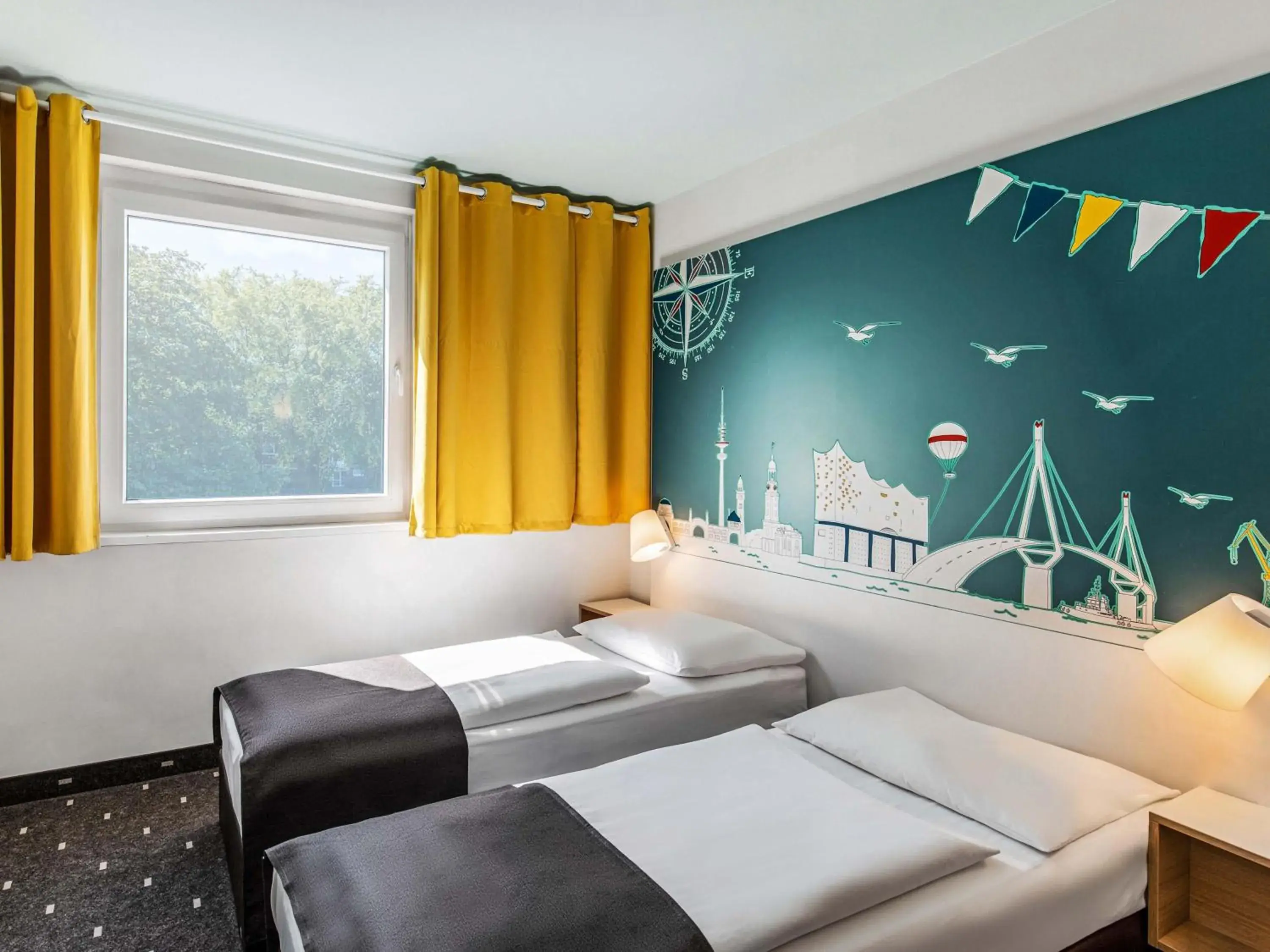 Twin Room in B&B Hotel Hamburg-Nord Twin Room in B&B Hotel Hamburg-Nord