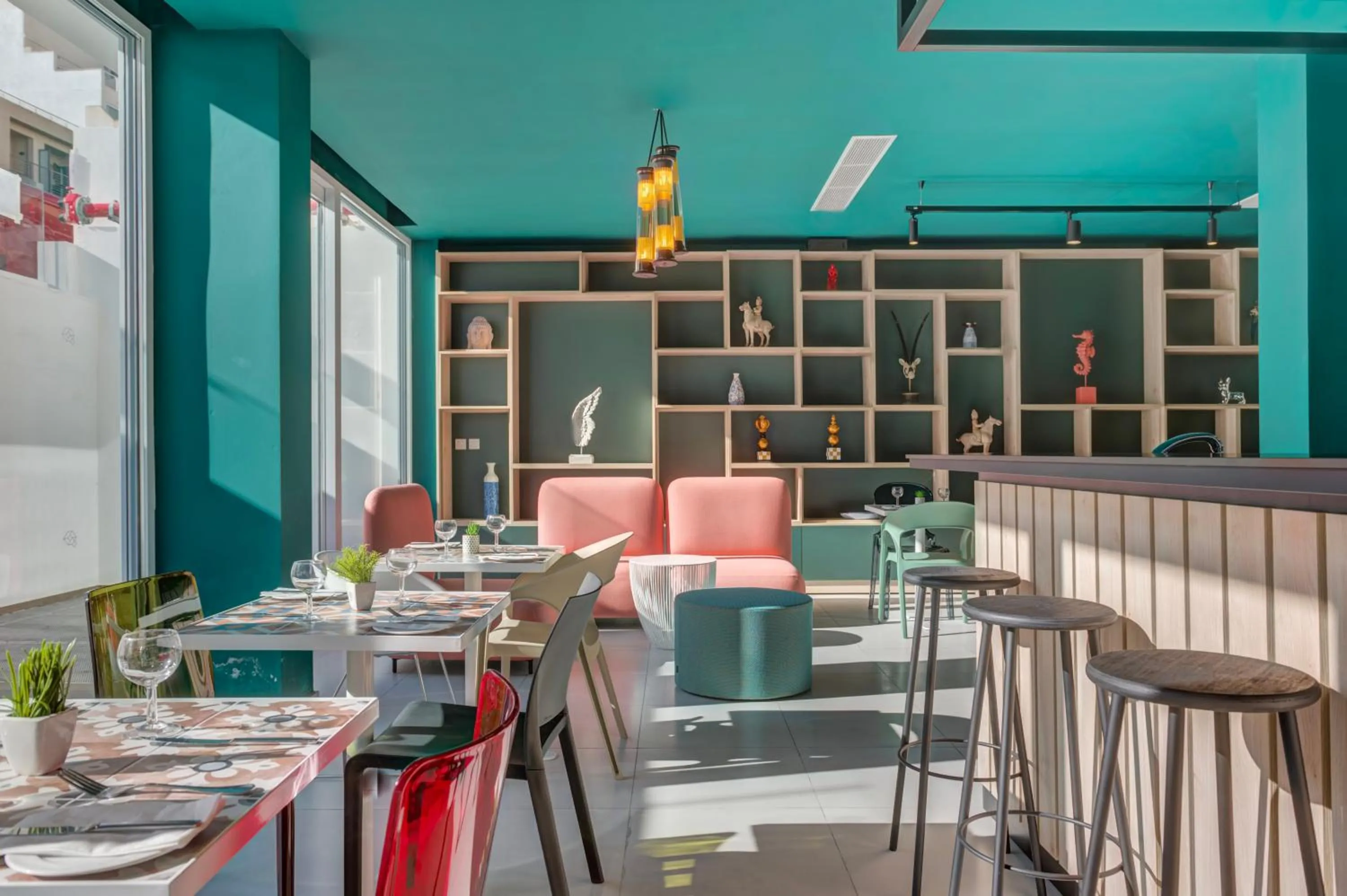 Lobby or reception in QUADRO Hotel