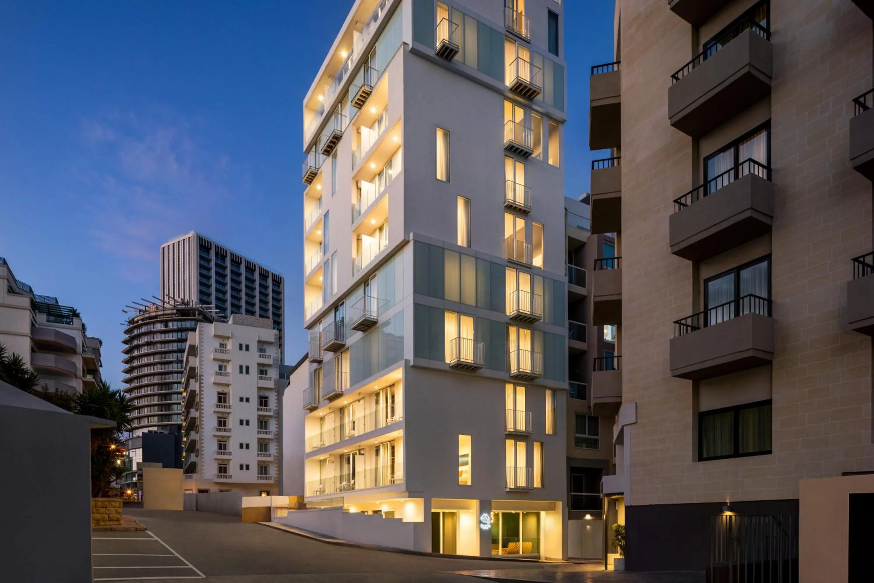 Street view in QUADRO Hotel