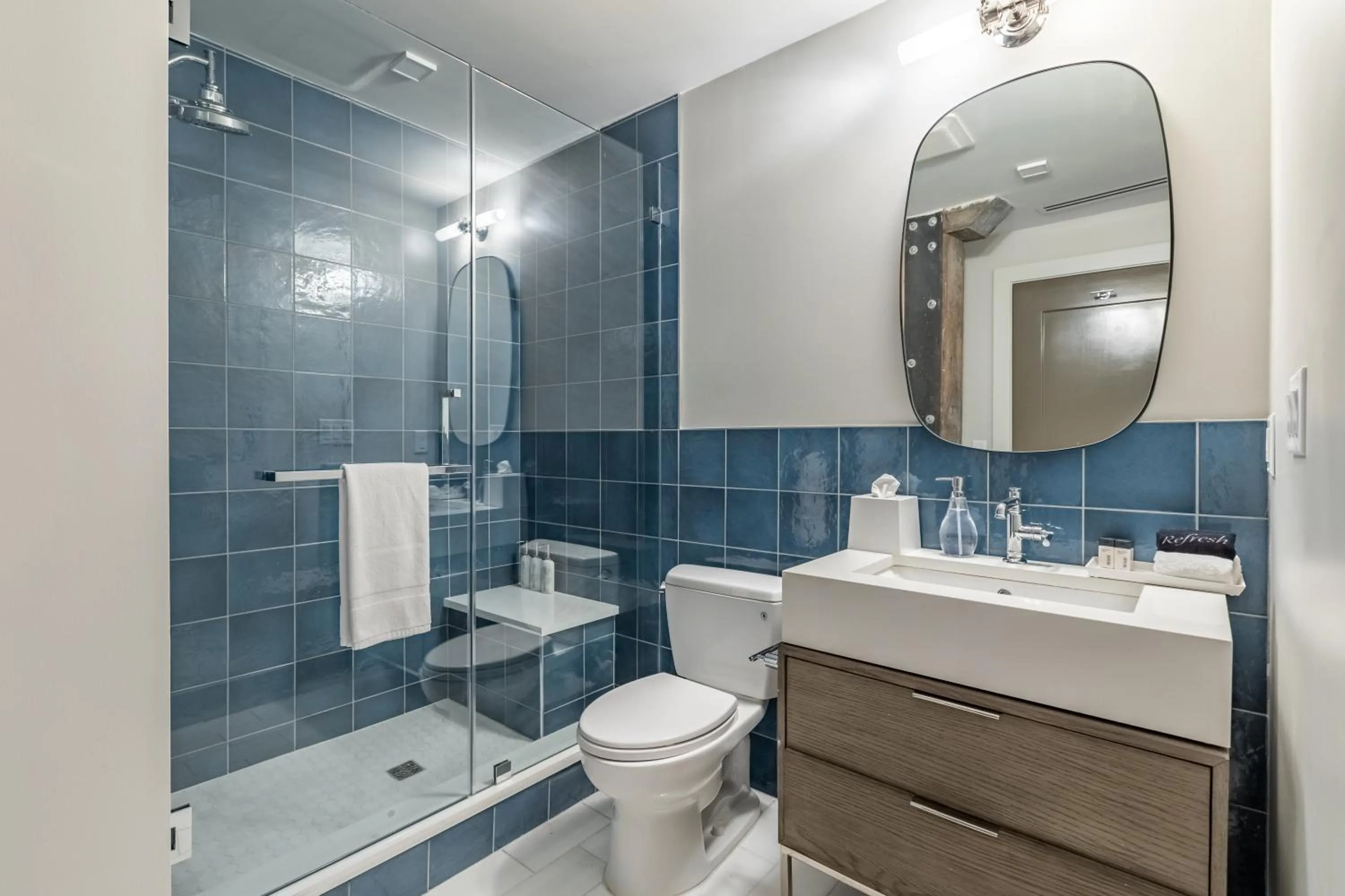 Bathroom in Ironworks Building