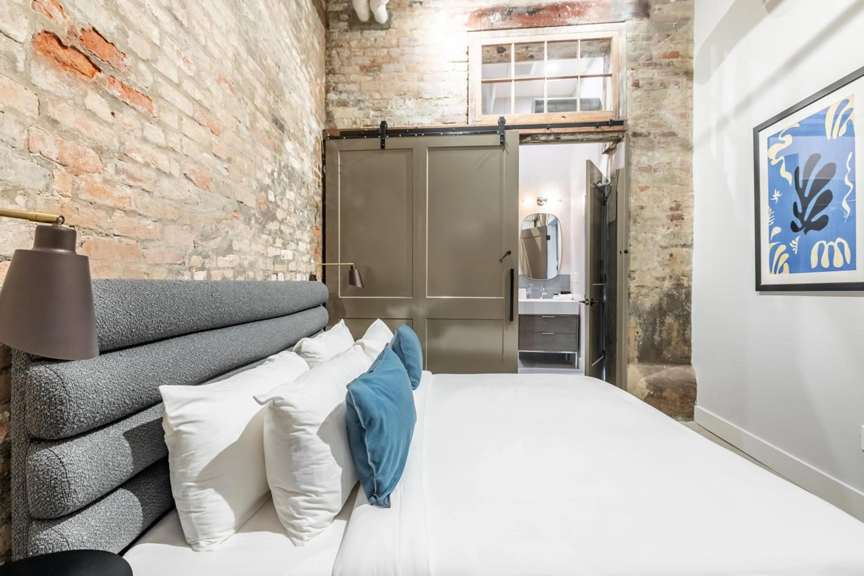 Bedroom, Bed in Ironworks Building