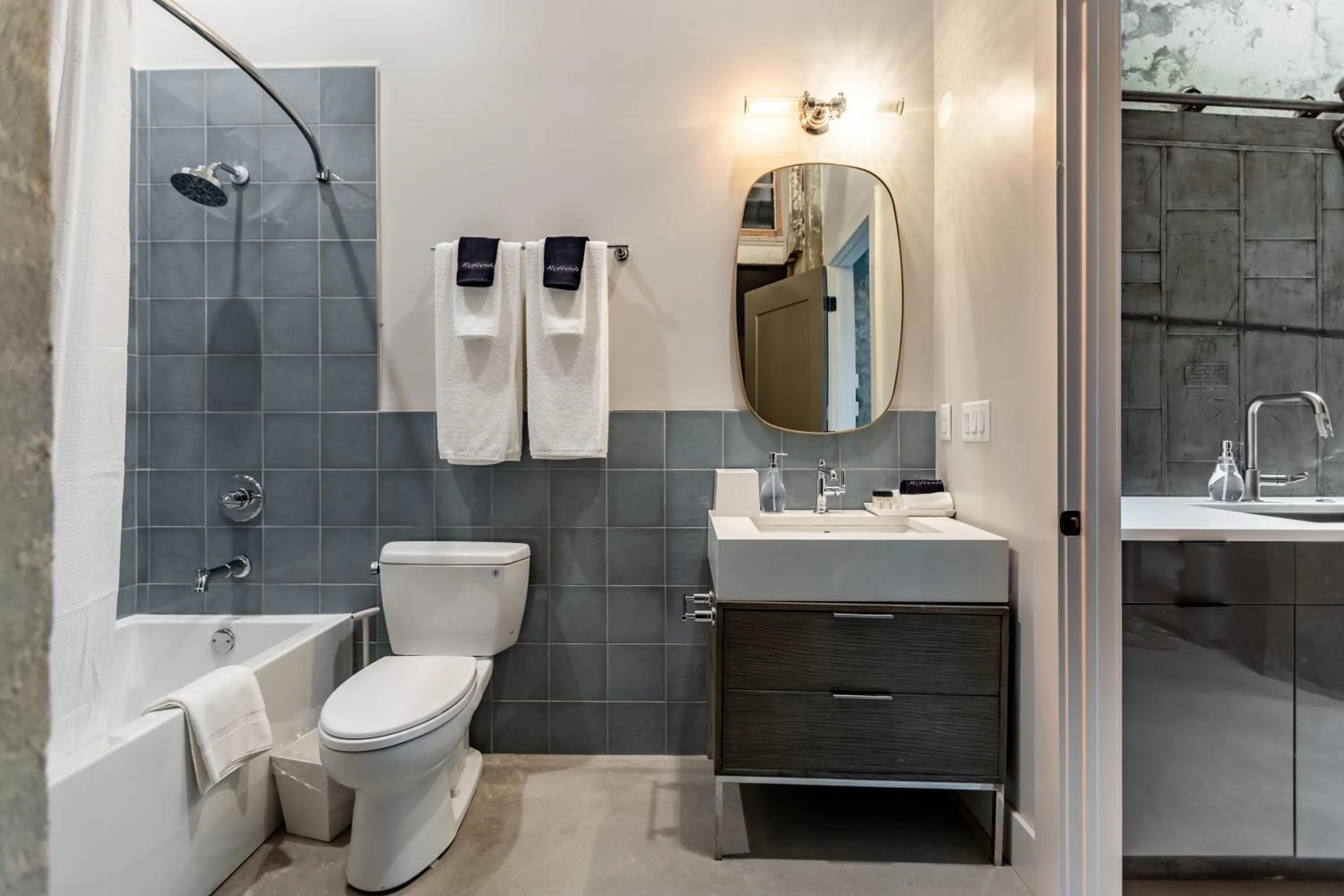 Bathroom in Ironworks Building