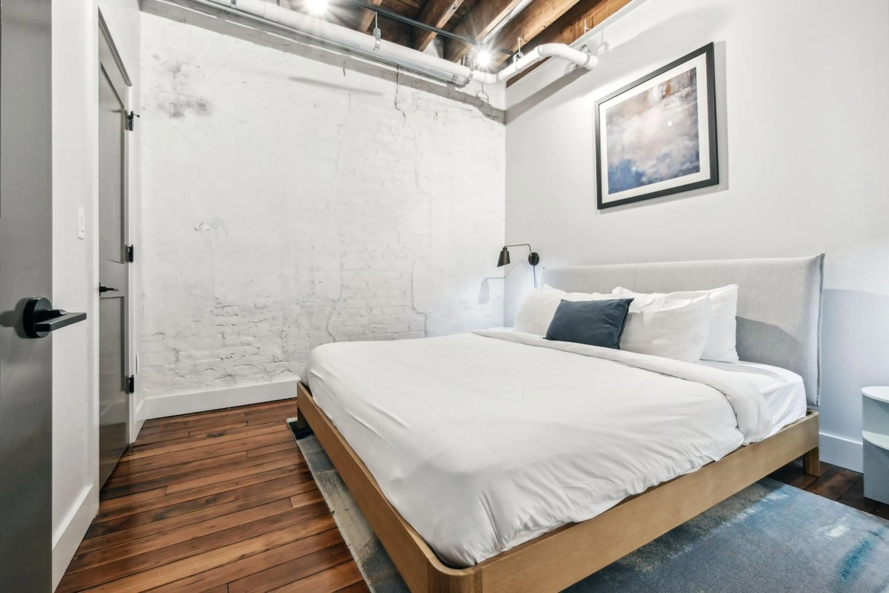 Bedroom, Bed in Ironworks Building