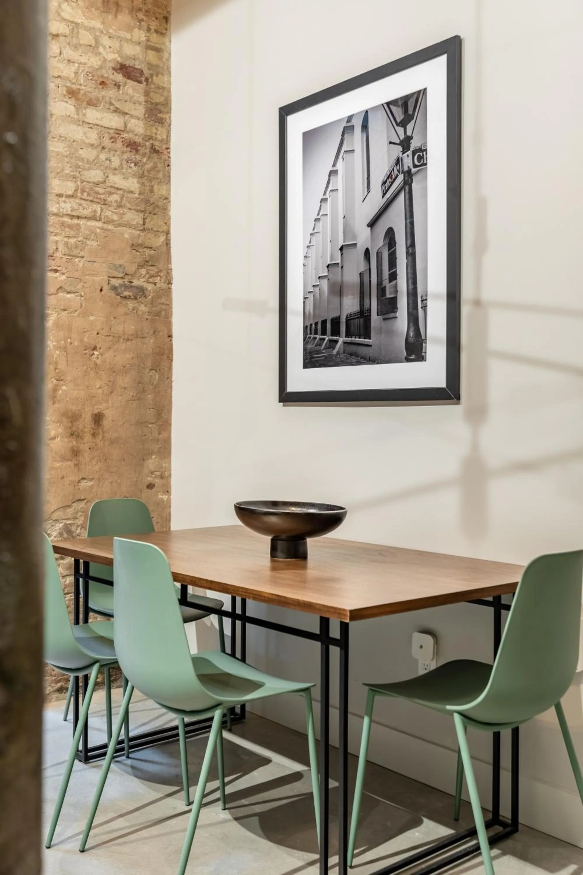 Dining area in Ironworks Building