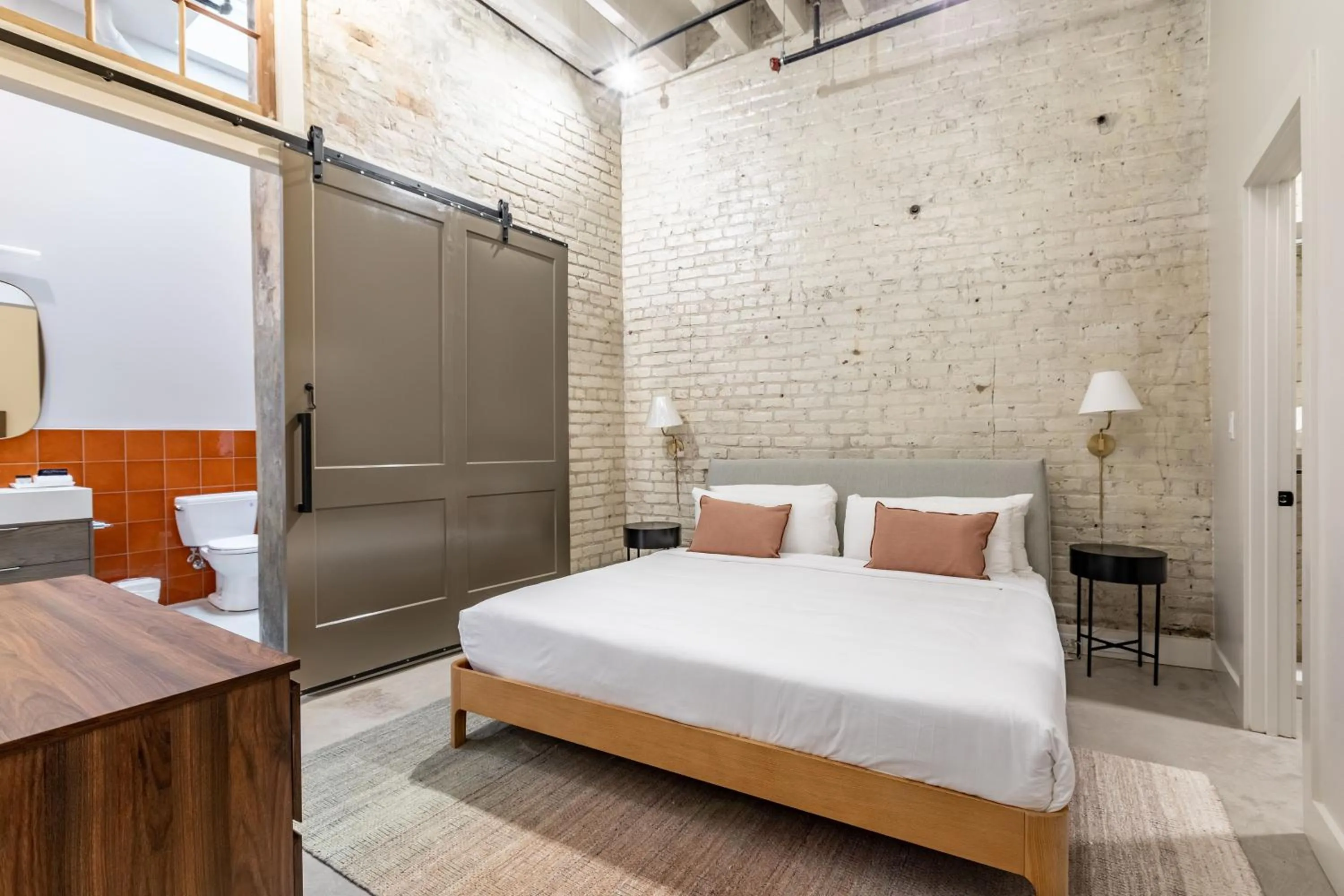 Bedroom, Bed in Ironworks Building