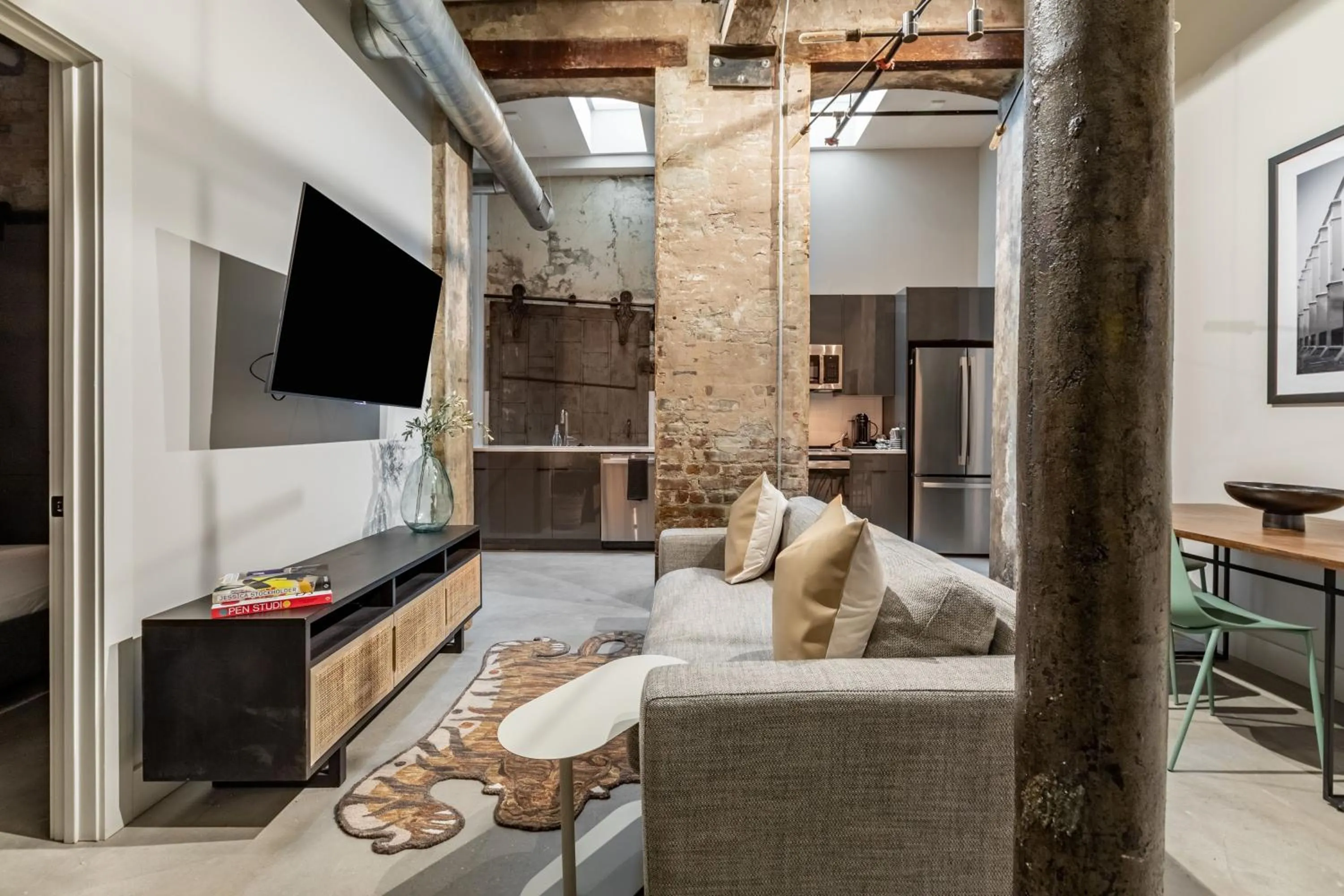 Living room in Ironworks Building