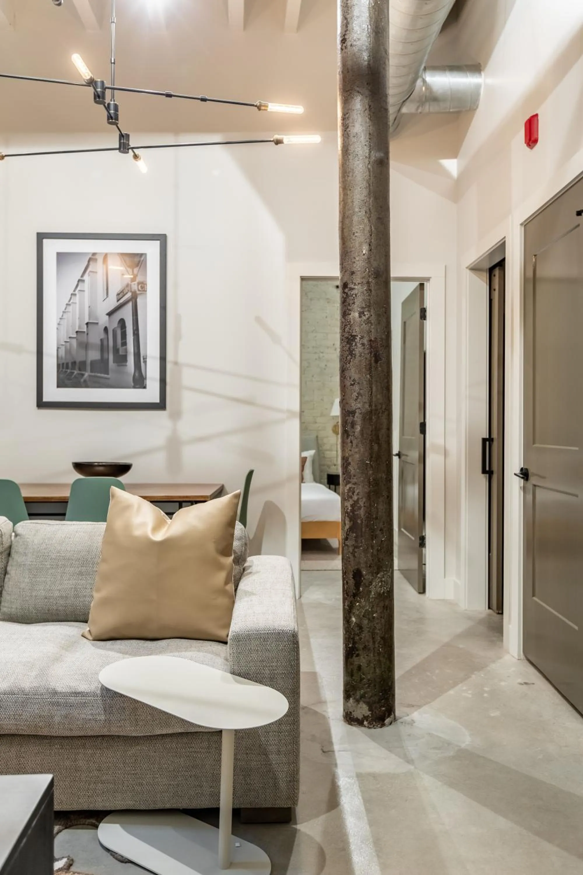 Living room in Ironworks Building