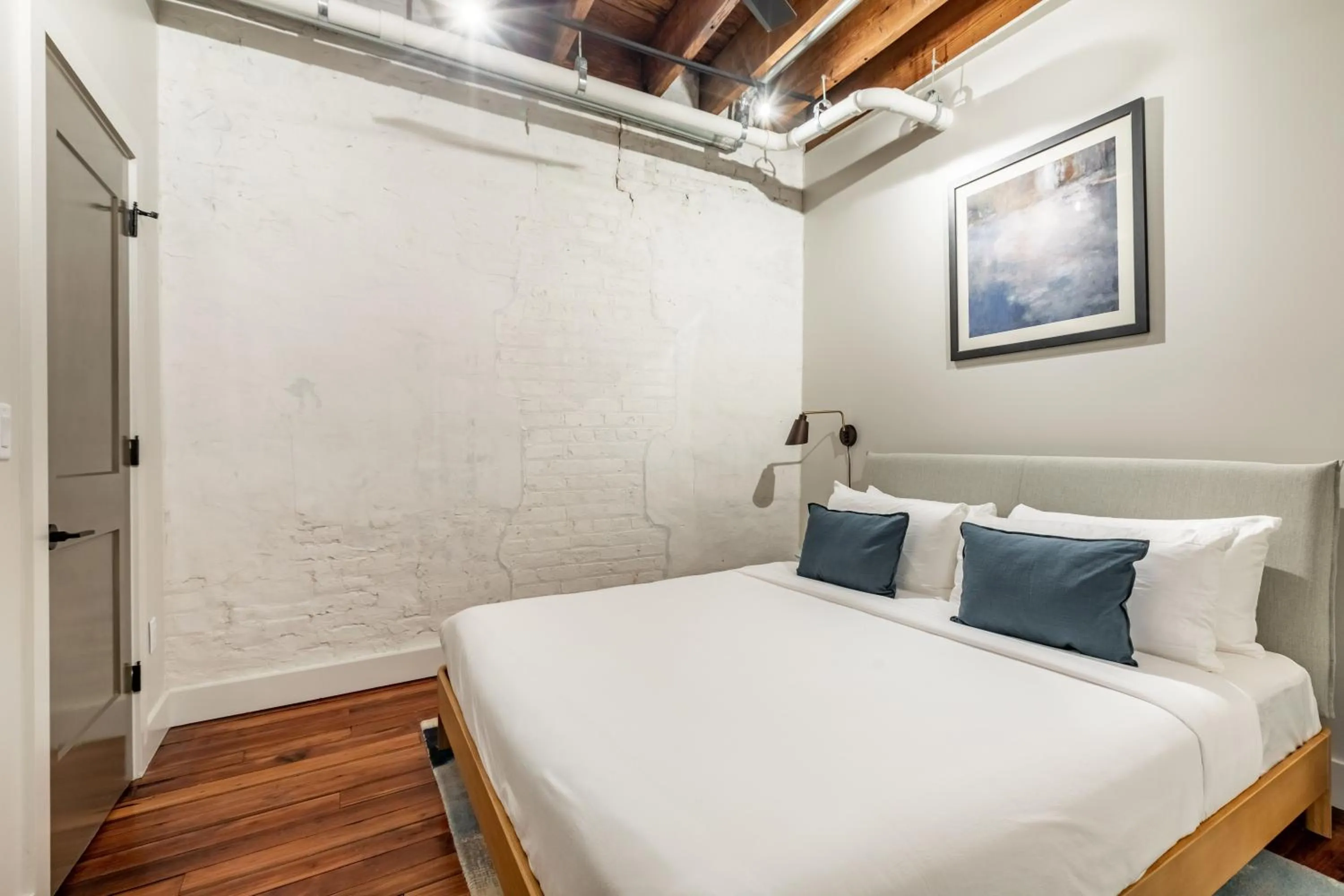 Bedroom, Bed in Ironworks Building