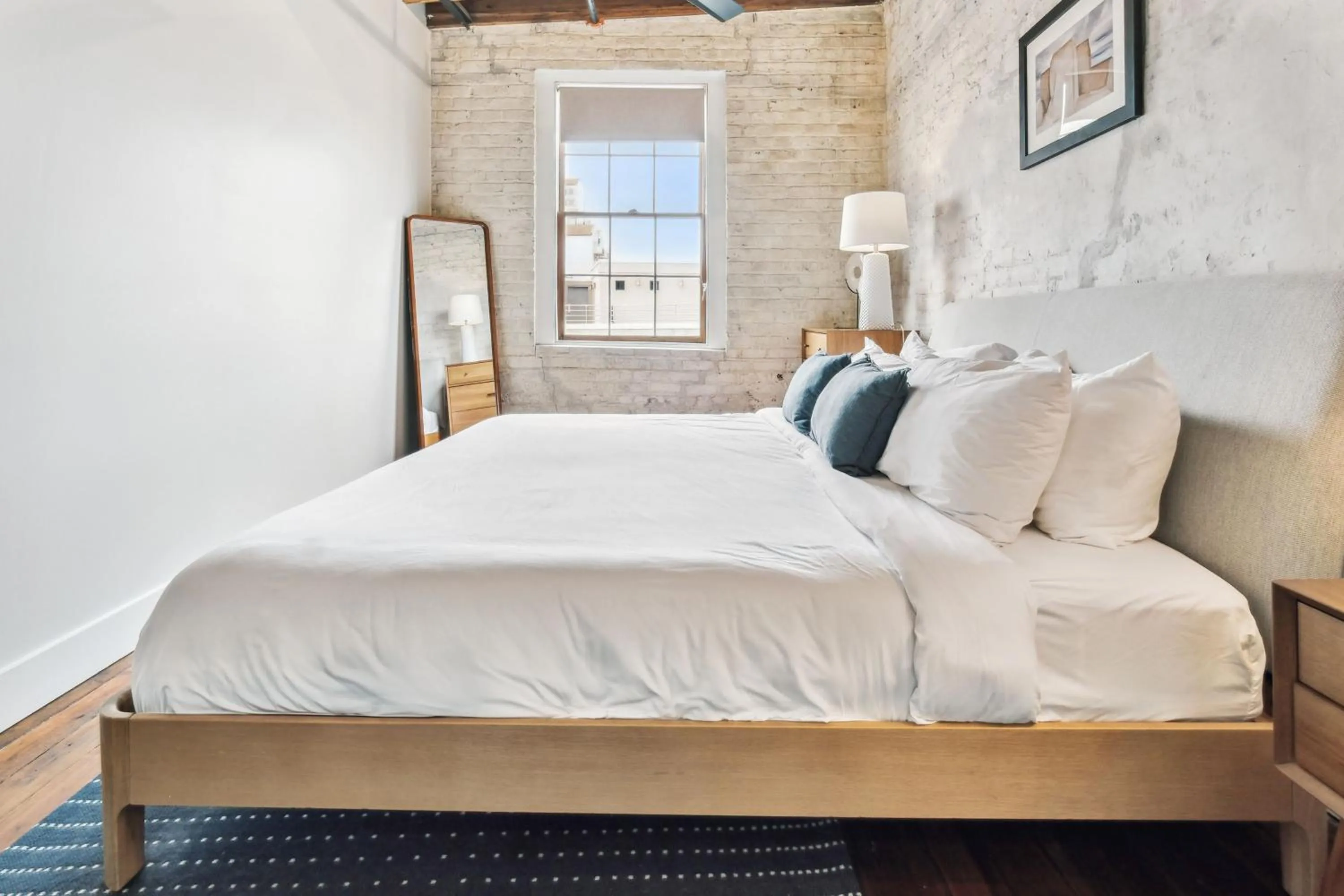 Bedroom, Bed in Ironworks Building