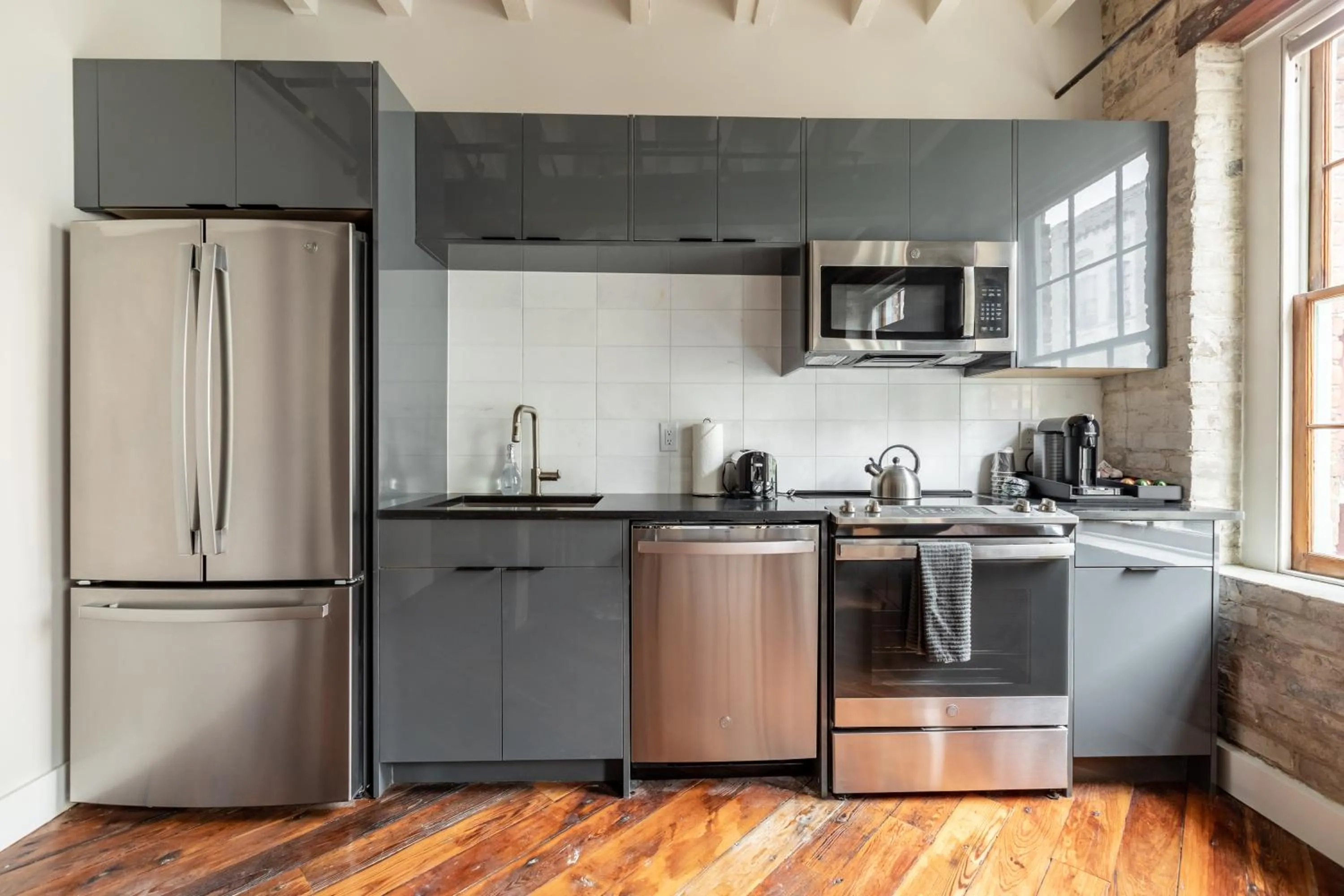 Kitchen or kitchenette in Ironworks Building