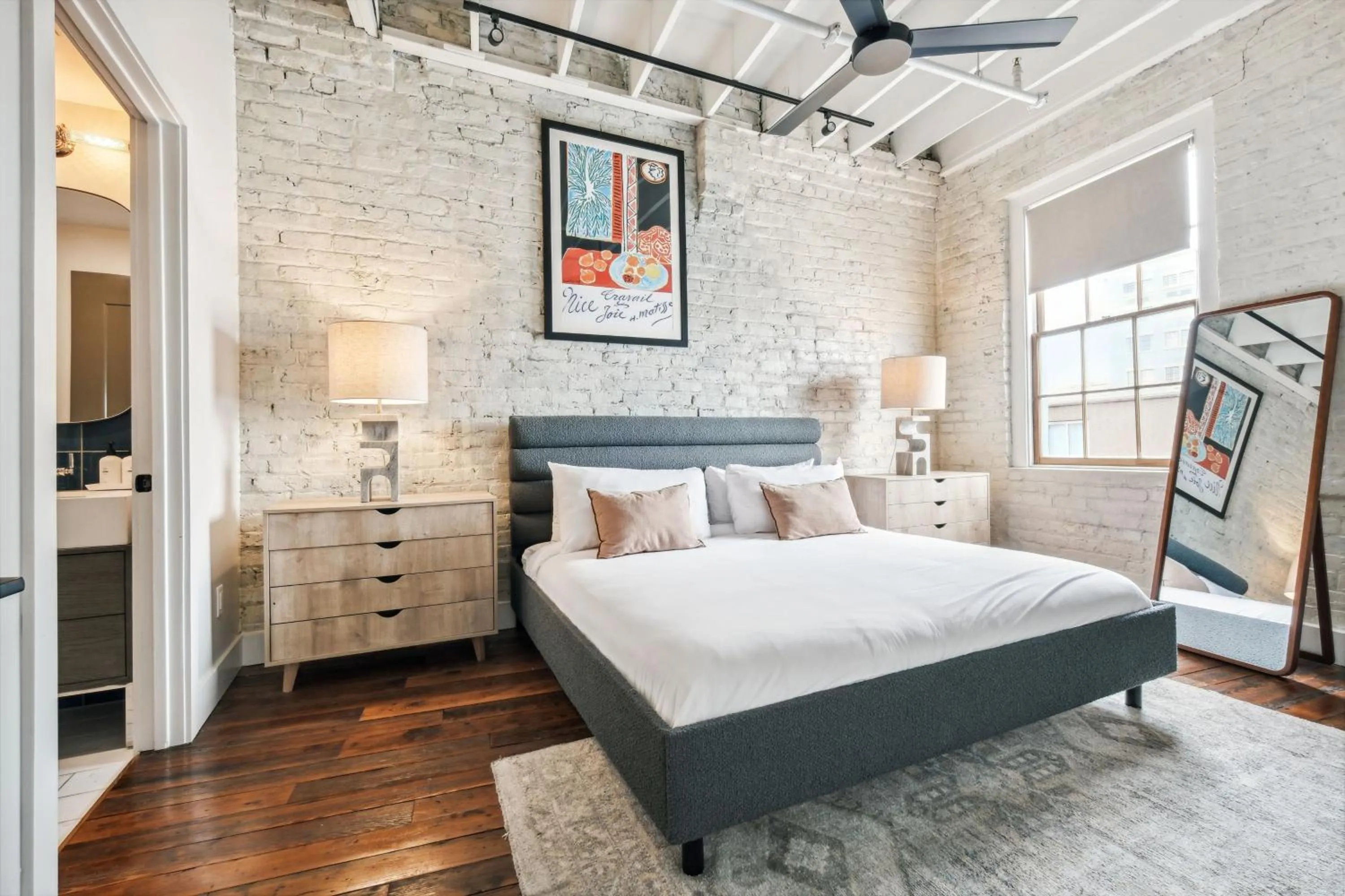 Bedroom, Bed in Ironworks Building