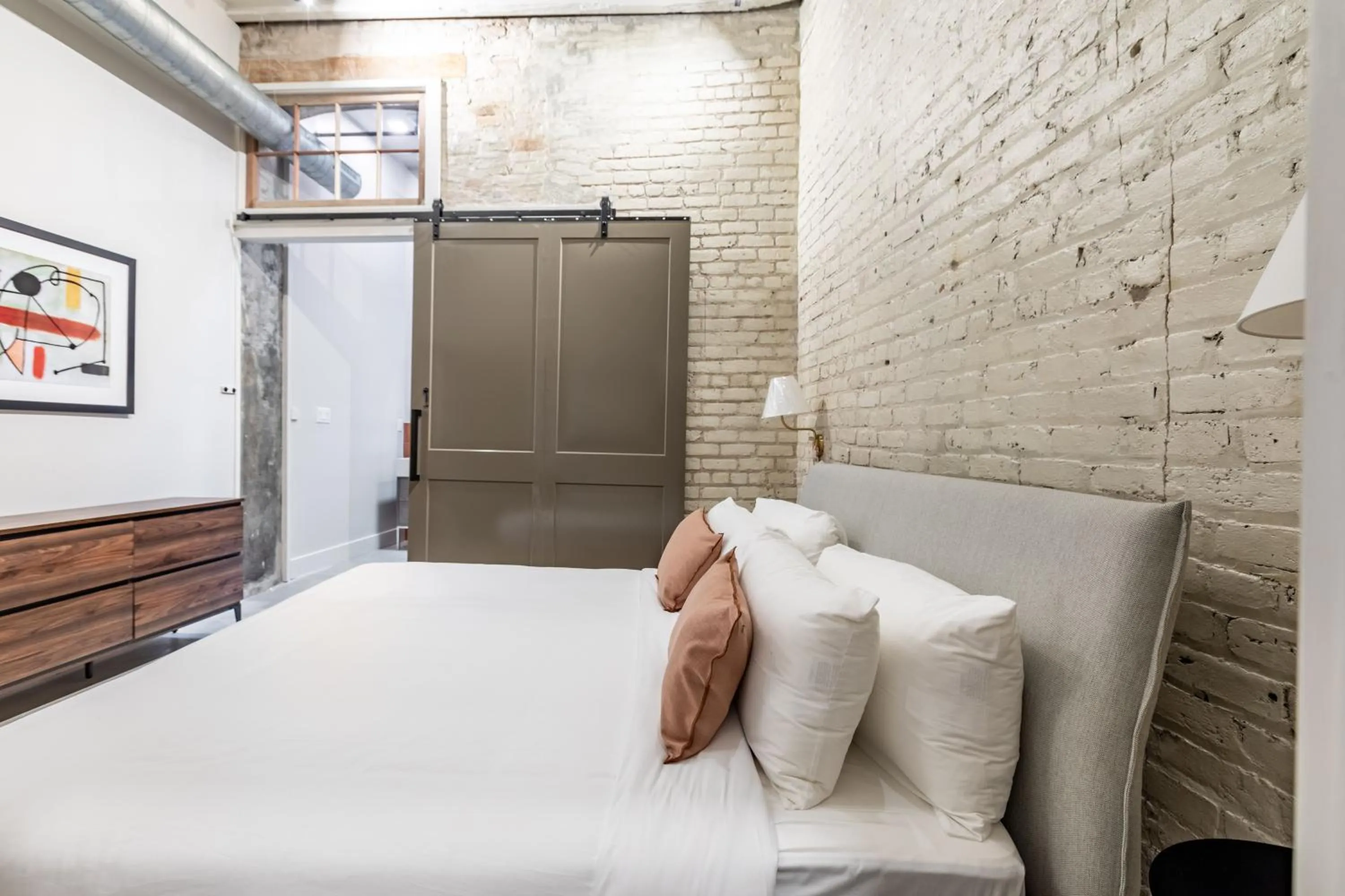 Bedroom, Bed in Ironworks Building